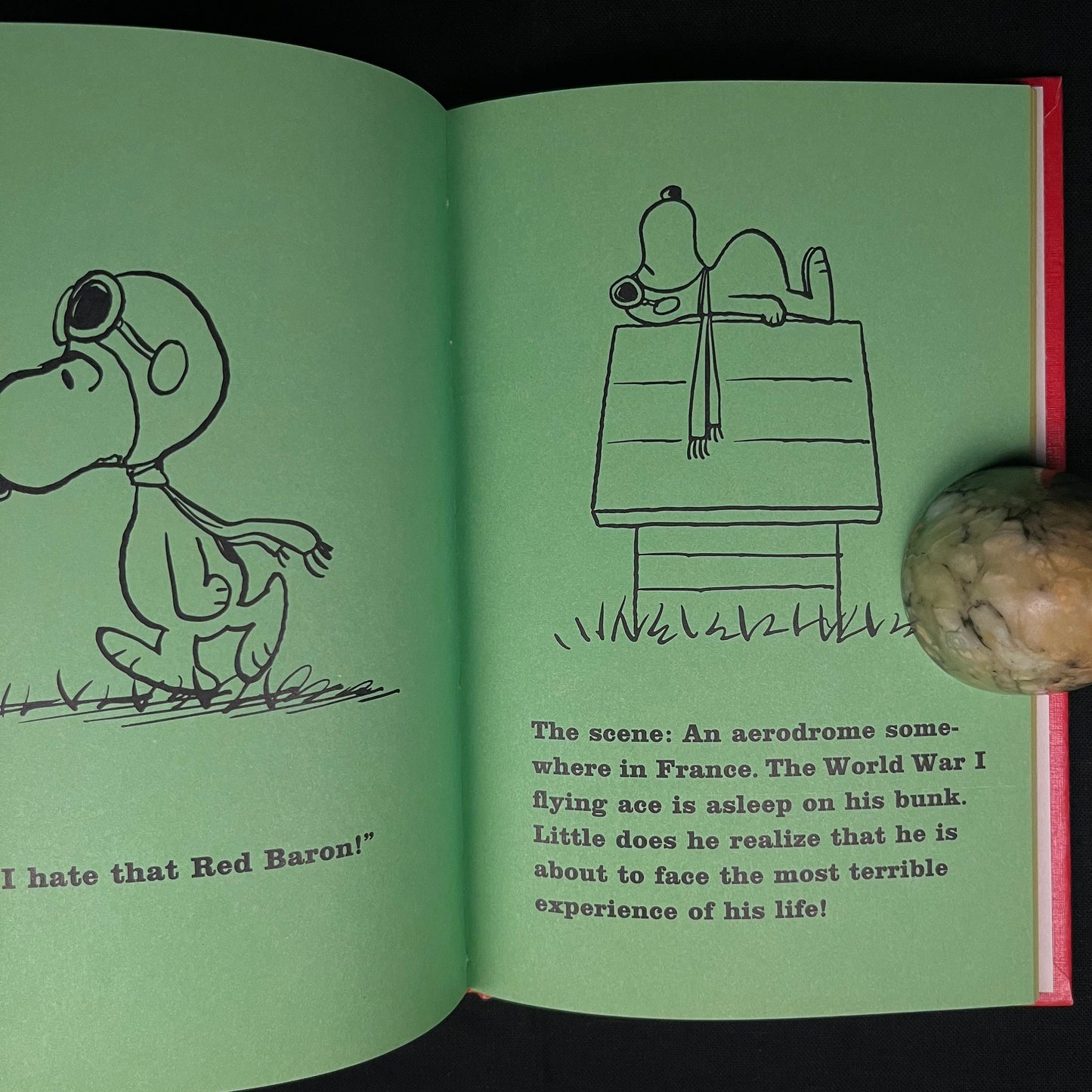 Third Printing - Snoopy and the Red Baron by Charles M. Schulz (1967) Vintage Hardcover Book