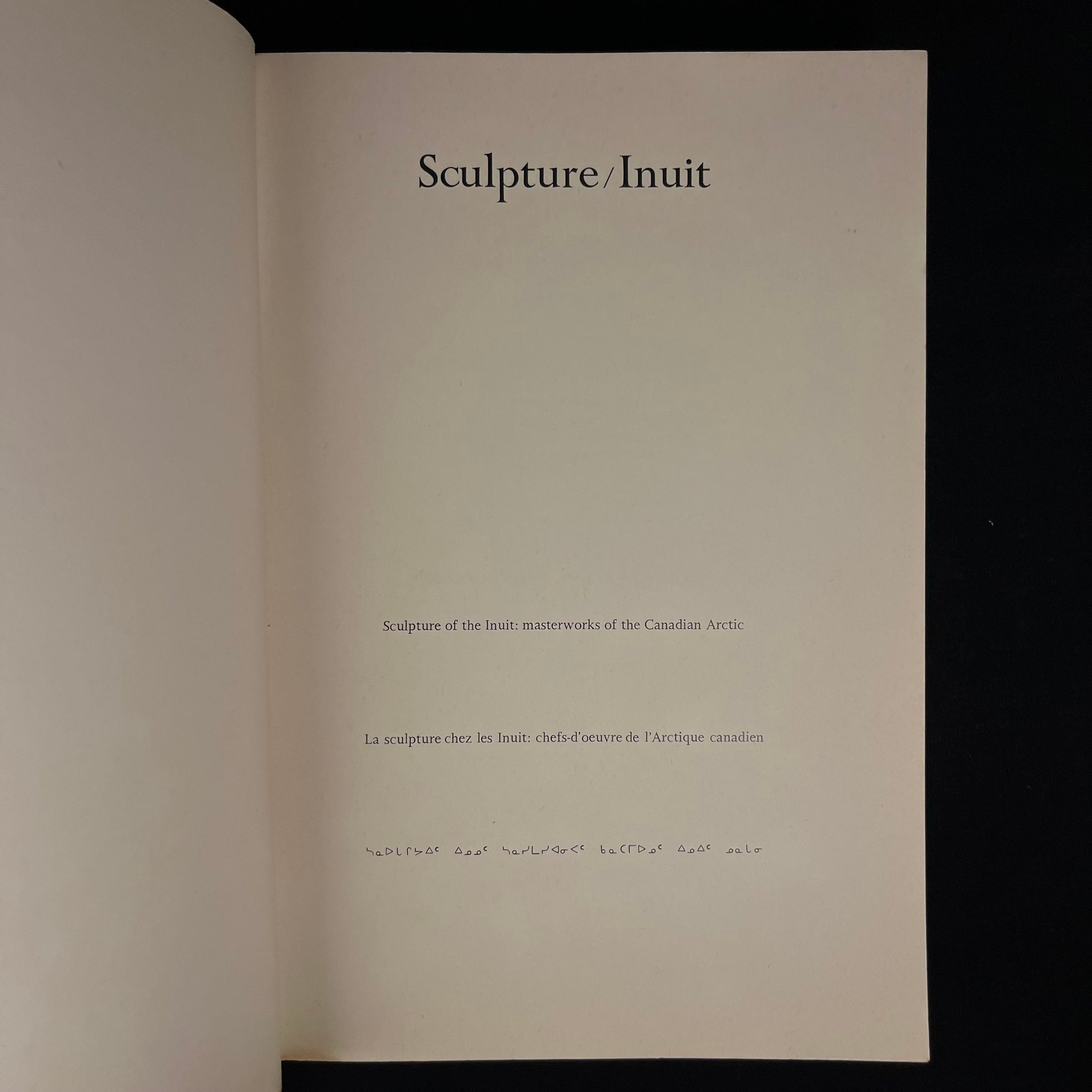 Sculpture of the Inuit: Masterworks of the Canadian Arctic (1971) Vintage Softcover Book