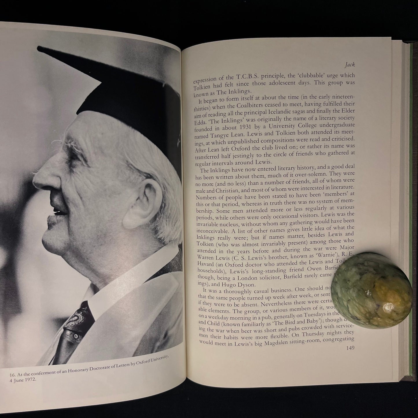 Second Printing - Tolkien: A Biography by Humphrey Carpenter (1977) Vintage Hardcover Book