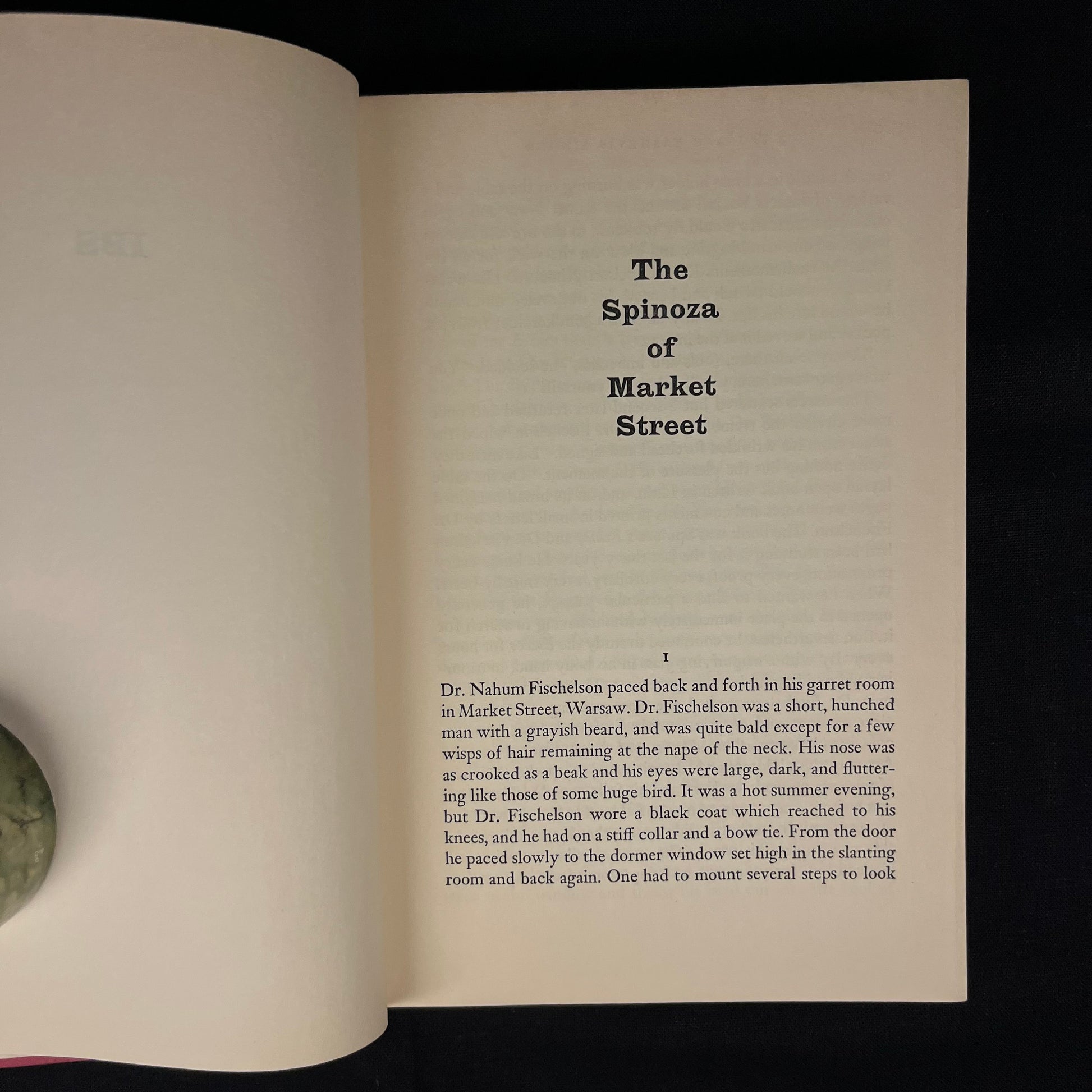 First Printing - The Spinoza of Market Street by Isaac Bashevis Singer (1961) Vintage Hardcover Book