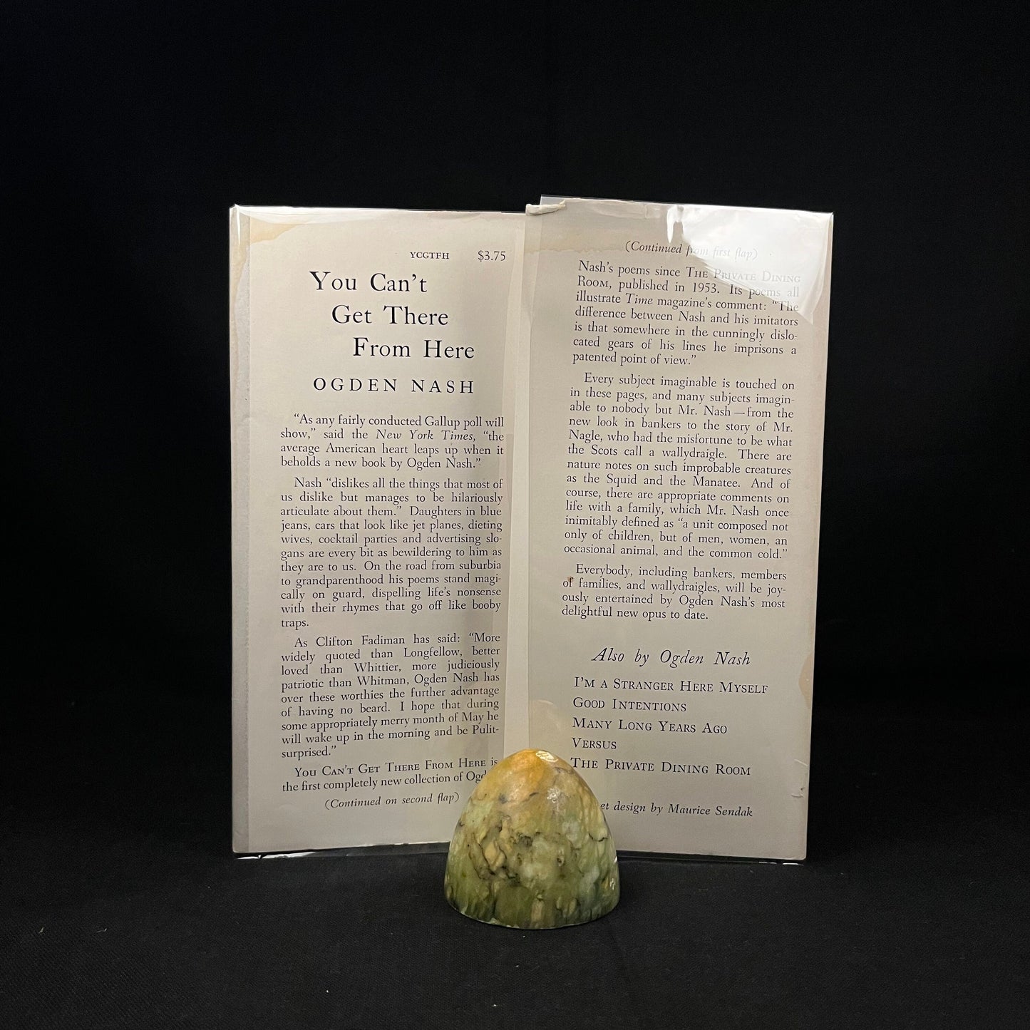 First Printing - You Can’t Get There from Here by Ogden Nash (1957) Vintage Hardcover Book