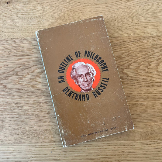 An Outline of Philosophy by Bertrand Russell (1963) Vintage Mass Market Paperback Book