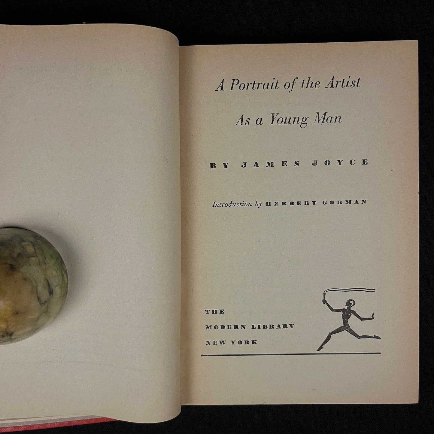 Modern Library - A Portrait of the Artist as a Young Man by James Joyce (1941) Vintage Hardcover Book