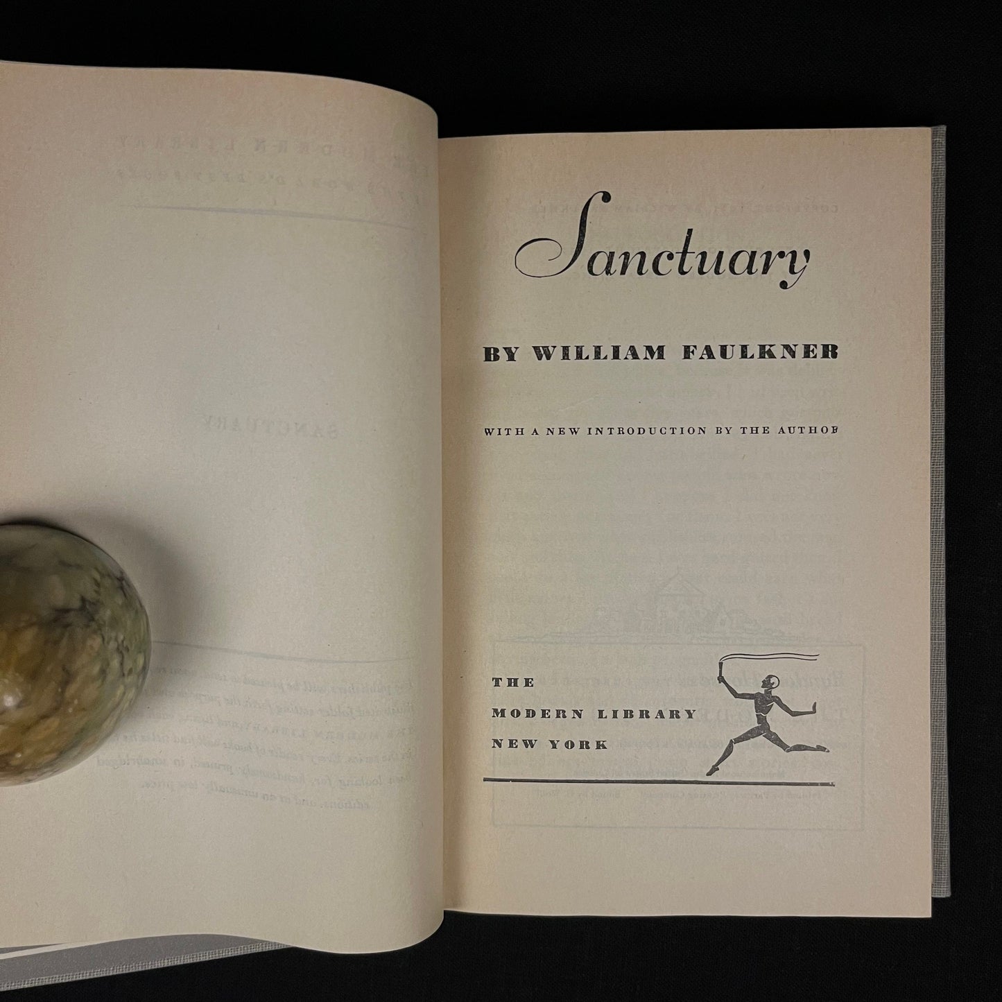 Modern Library - Sanctuary by William Faulkner (1940) Vintage Hardcover Book