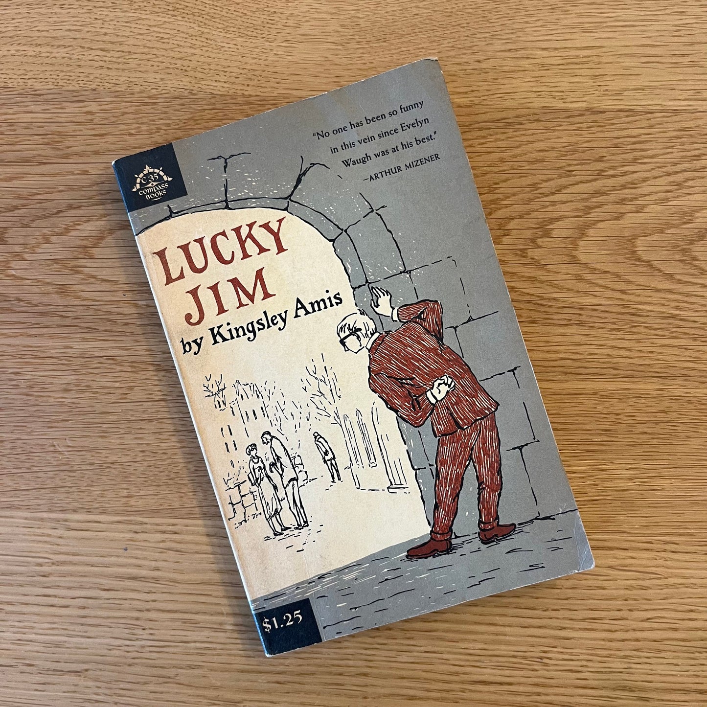 Lucky Jim by Kingsley Adams (1958) Vintage Mass Market Paperback Book