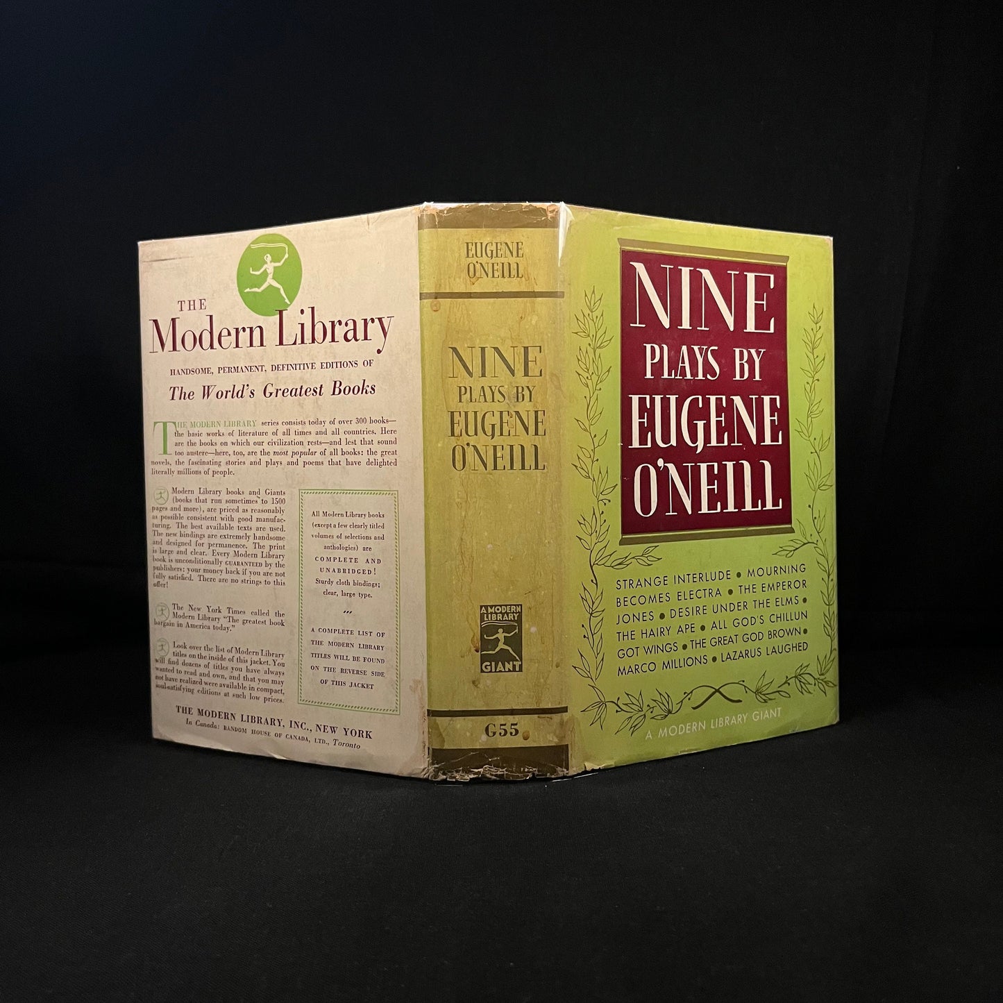 Modern Library - Nine Plays by Eugene O’Neill (1941) Vintage Hardcover Book