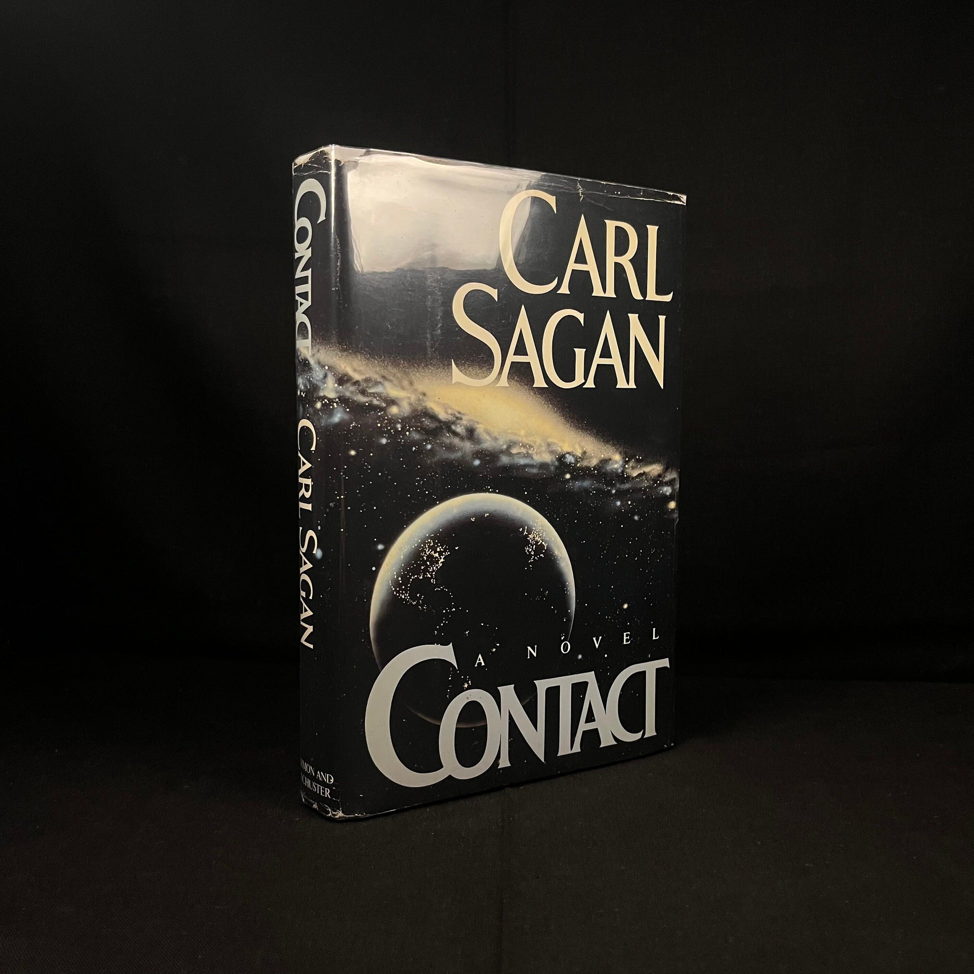 Contact: A Novel by Carl Sagan (1985) Vintage Hardcover Book