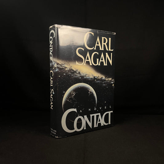 Contact: A Novel by Carl Sagan (1985) Vintage Hardcover Book