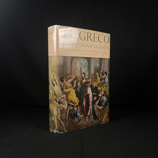 First Edition - El Greco by Antonina Vallentin (1955) Vintage Hardcover Book