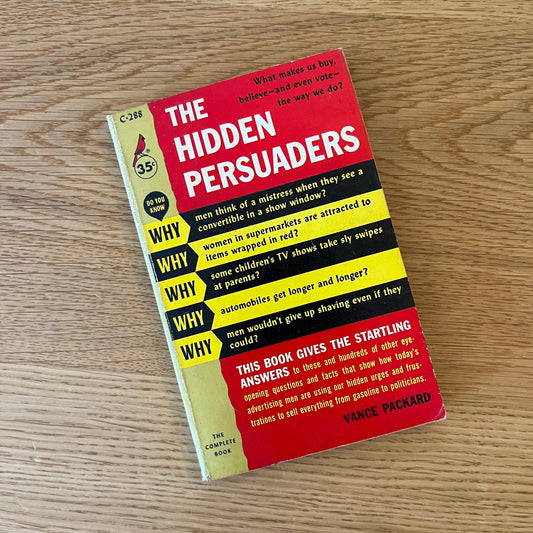 The Hidden Persuaders by Vance Packard (1963) Vintage Mass Market Paperback Book