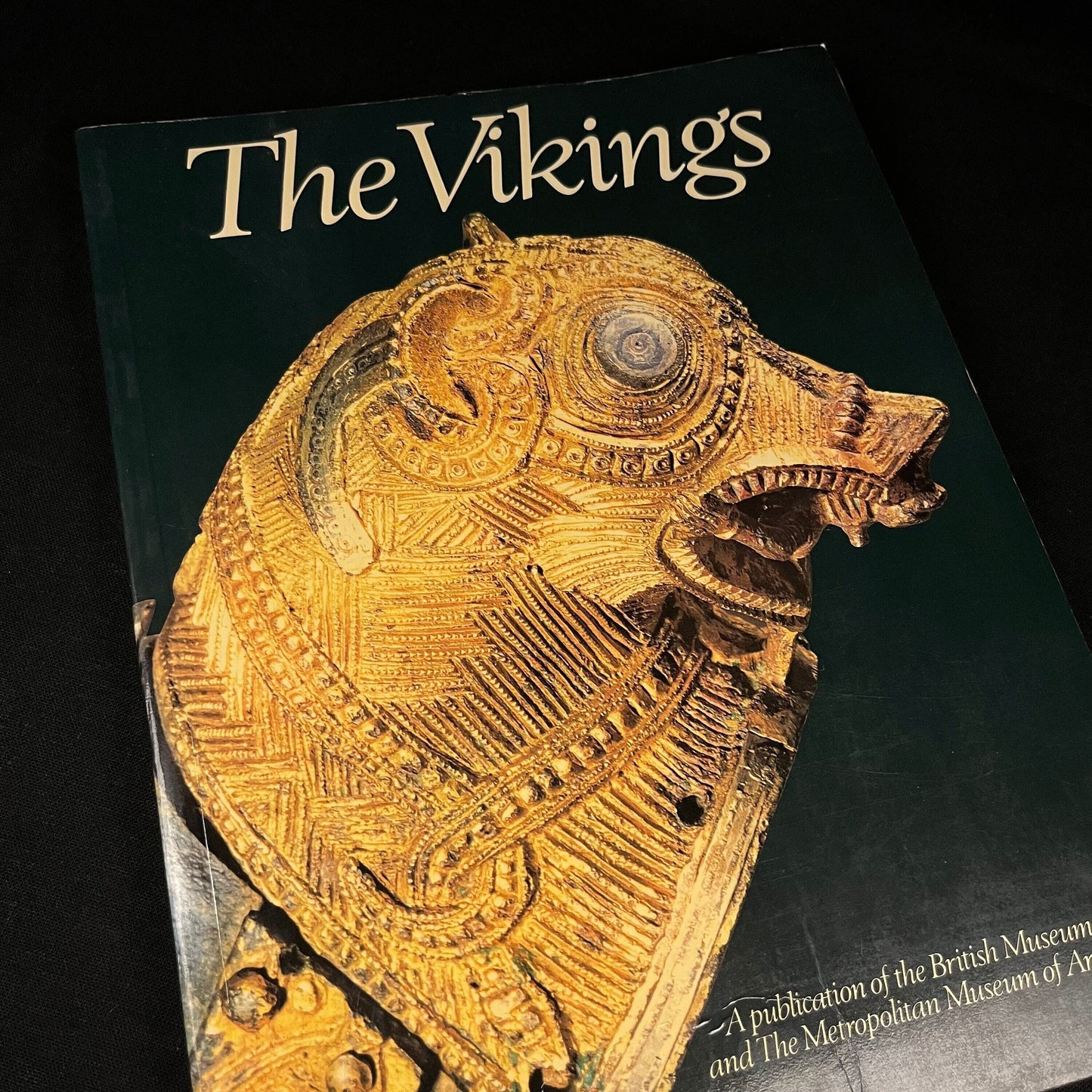 First Edition - The Vikings by James Graham-Campbell and Dafydd Kidd (1980) Vintage Softcover Book