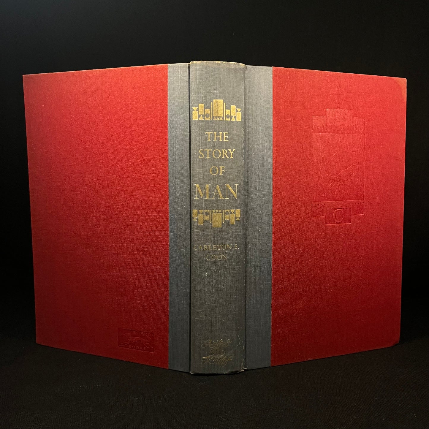 First Printing - The Story of Man: From the First Human to Primitive Culture and Beyond by Carleton S. Coon (1954) Vintage Hardcover Book
