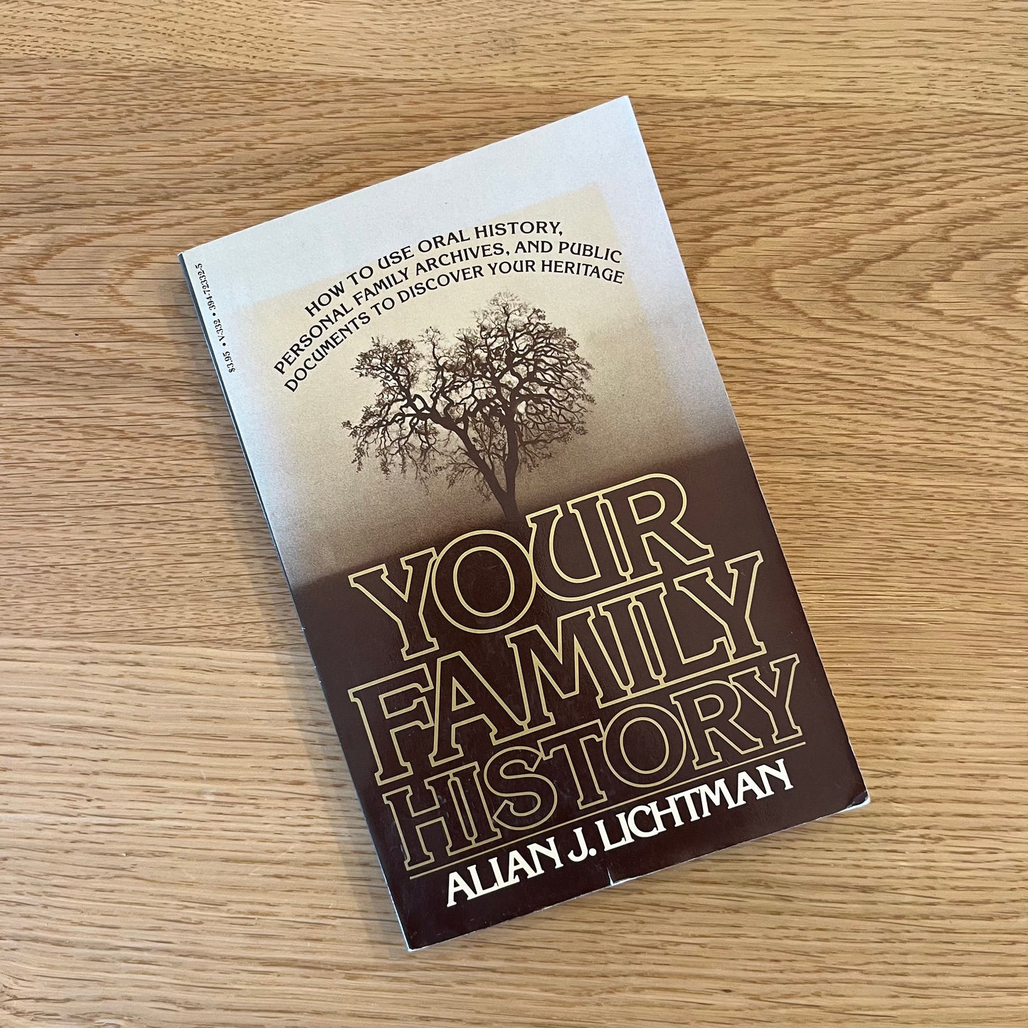 Your Family History by Allan J. Lichtman (1978) Vintage Paperback Book