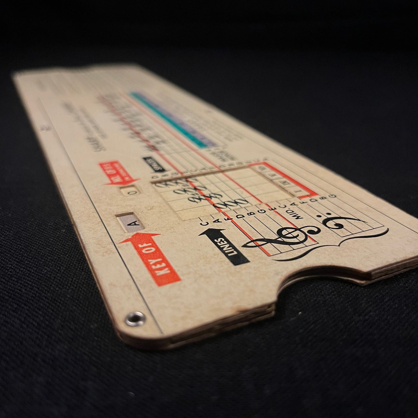 Metrochord (1952) Vintage Key and Chord Slide Rule