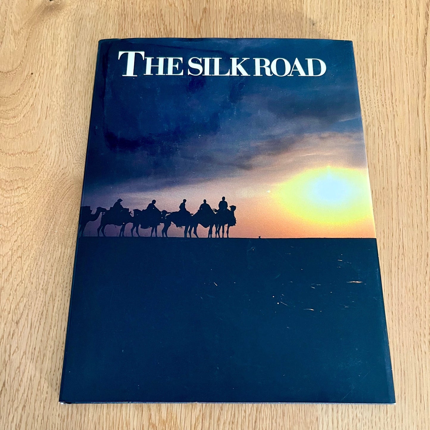 The Silk Road by Judy Bonavia (1988) Vintage Hardcover Book