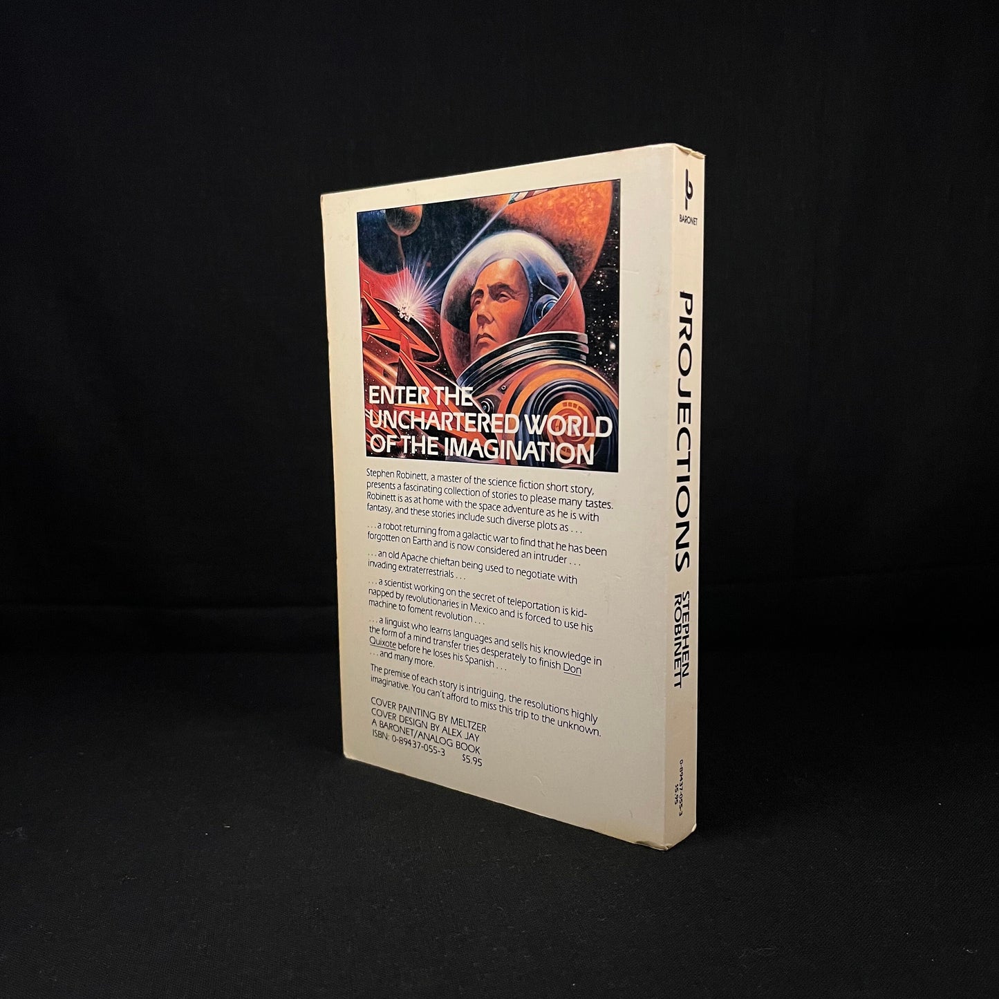 Projections: Nine Stories by Stephen Robinett (1979) Vintage Softcover Book