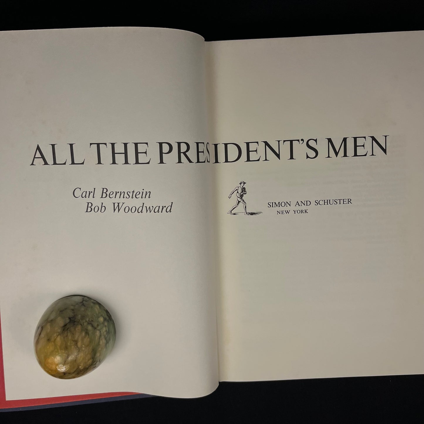 Second Printing - All the President’s Men by Carl Bernstein and Bob Woodward (1974) Vintage Hardcover Book