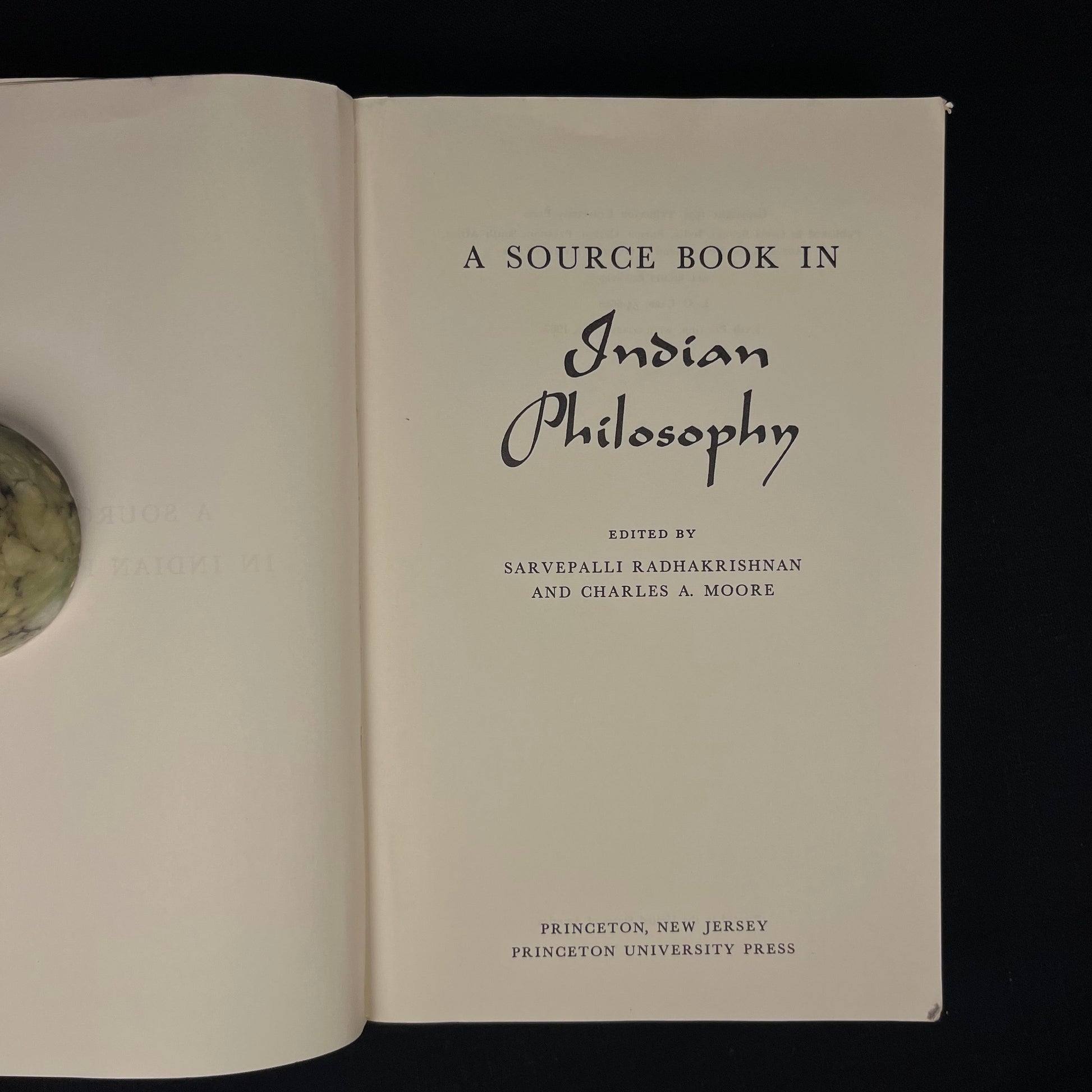 A Sourcebook in Indian Philosophy (1967) Vintage Softcover Book