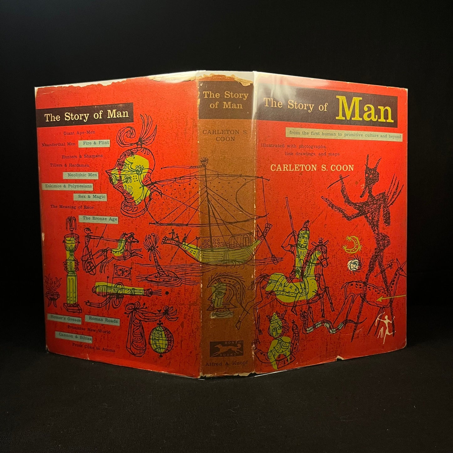 First Printing - The Story of Man: From the First Human to Primitive Culture and Beyond by Carleton S. Coon (1954) Vintage Hardcover Book