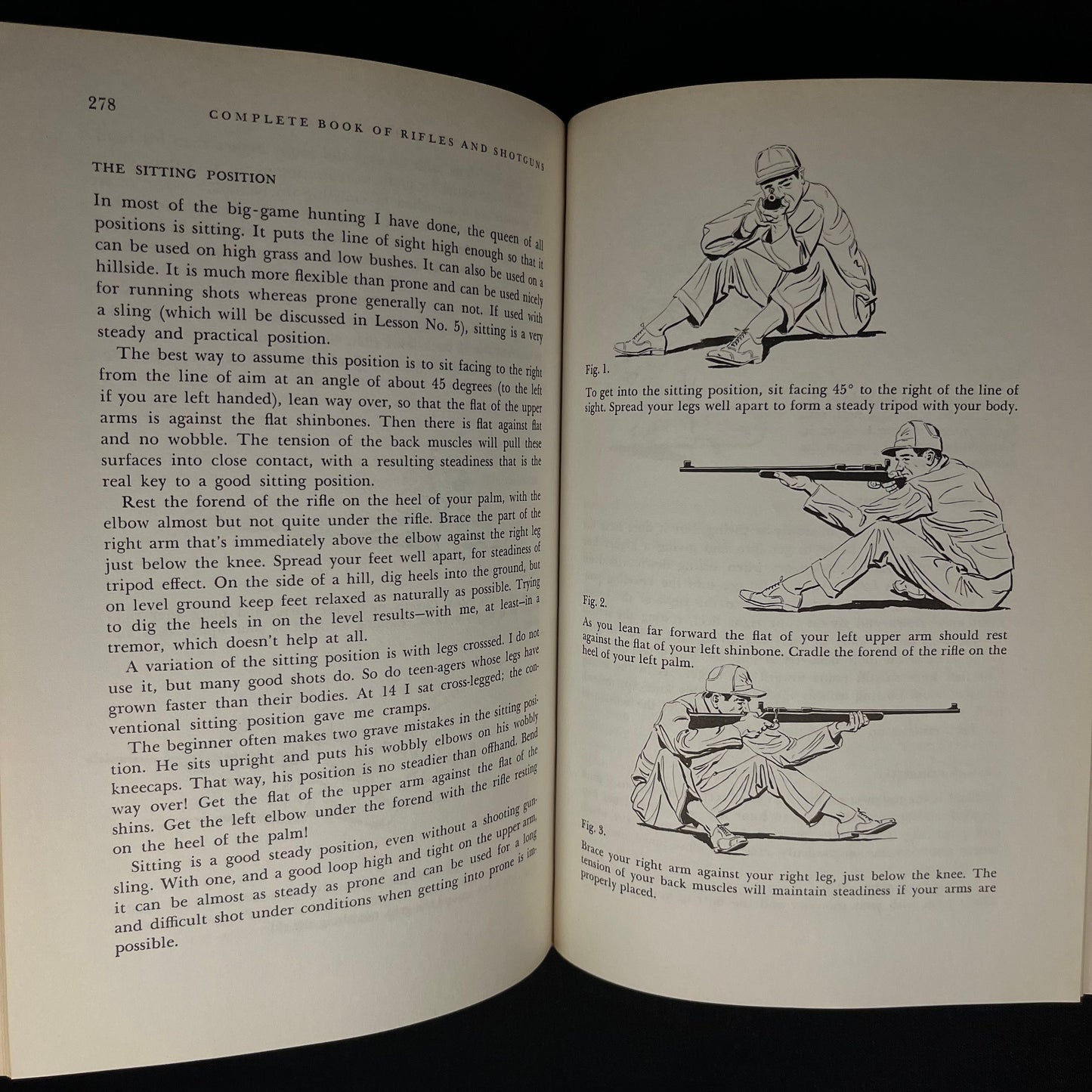 Complete Book of Rifles and Shotguns: With a Seven Lesson Rifle Shooting Course by Jack O’Connor (1961) Vintage Hardcover Book