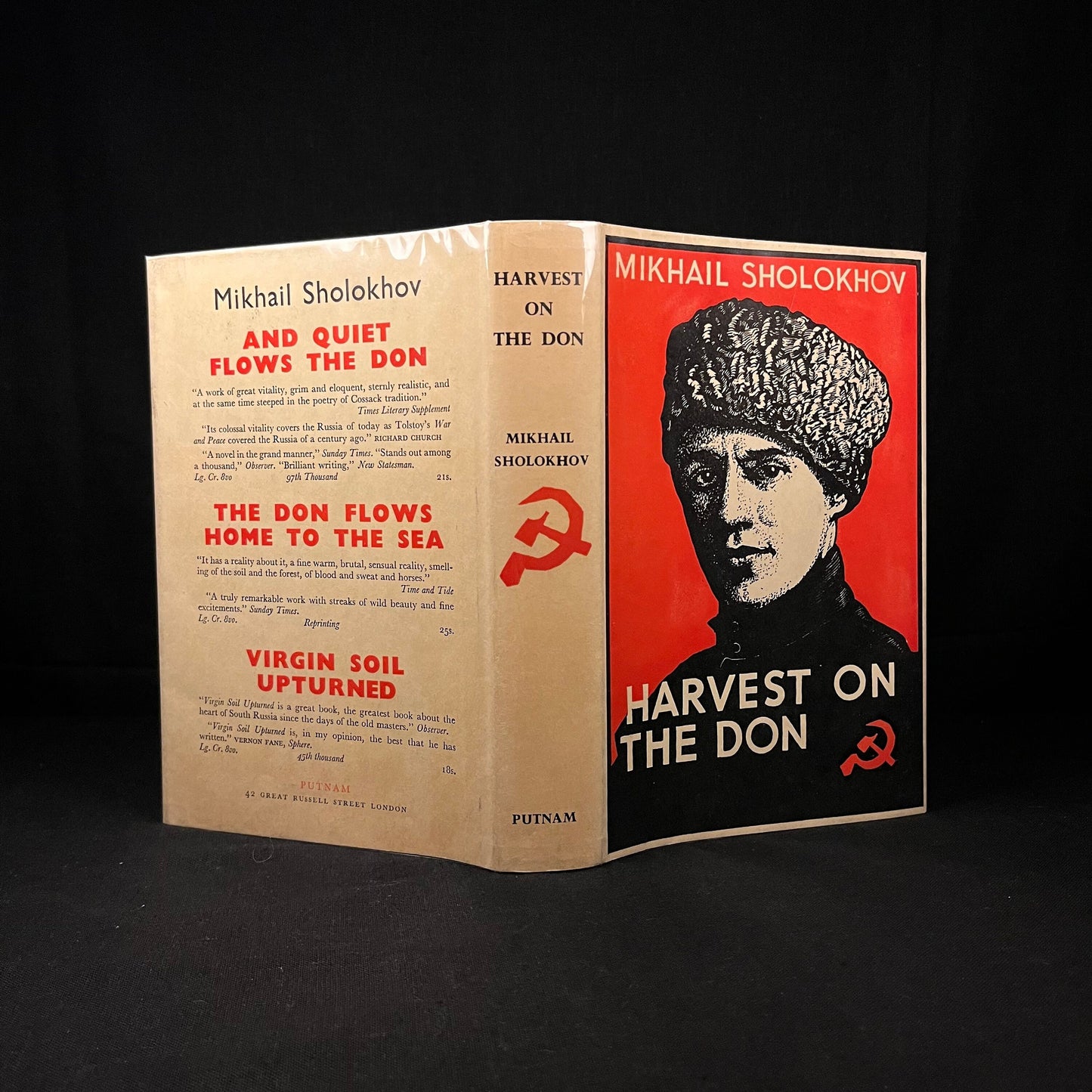 First Printing - Harvest on the Don by Mikhail Sholokhov (1960) Vintage Hardcover Book