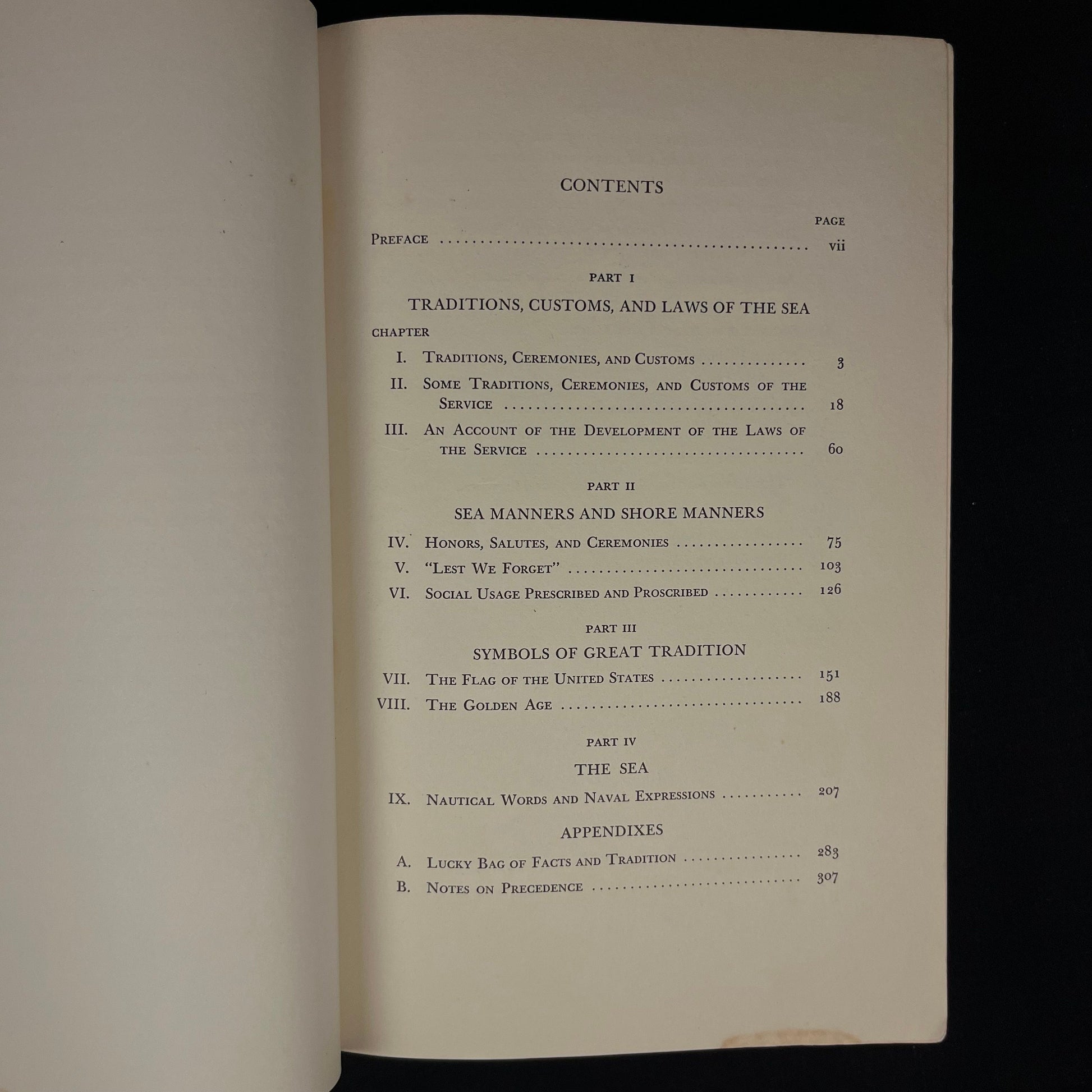 Third Edition - Naval Customs: Traditions and Usage by Leland P. Lovette (1939) Vintage Hardcover Book