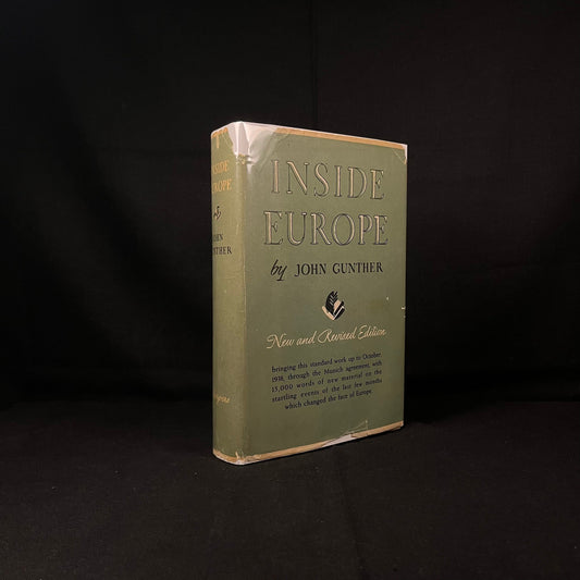 Inside Europe by John Gunther (1938) Vintage Hardcover Book