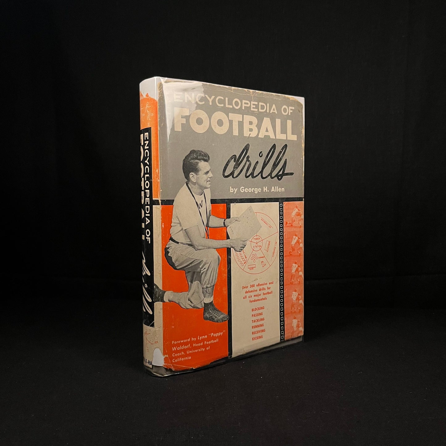 Encyclopedia of Football Drills by George H. Allen (1954) Vintage Hardcover Book