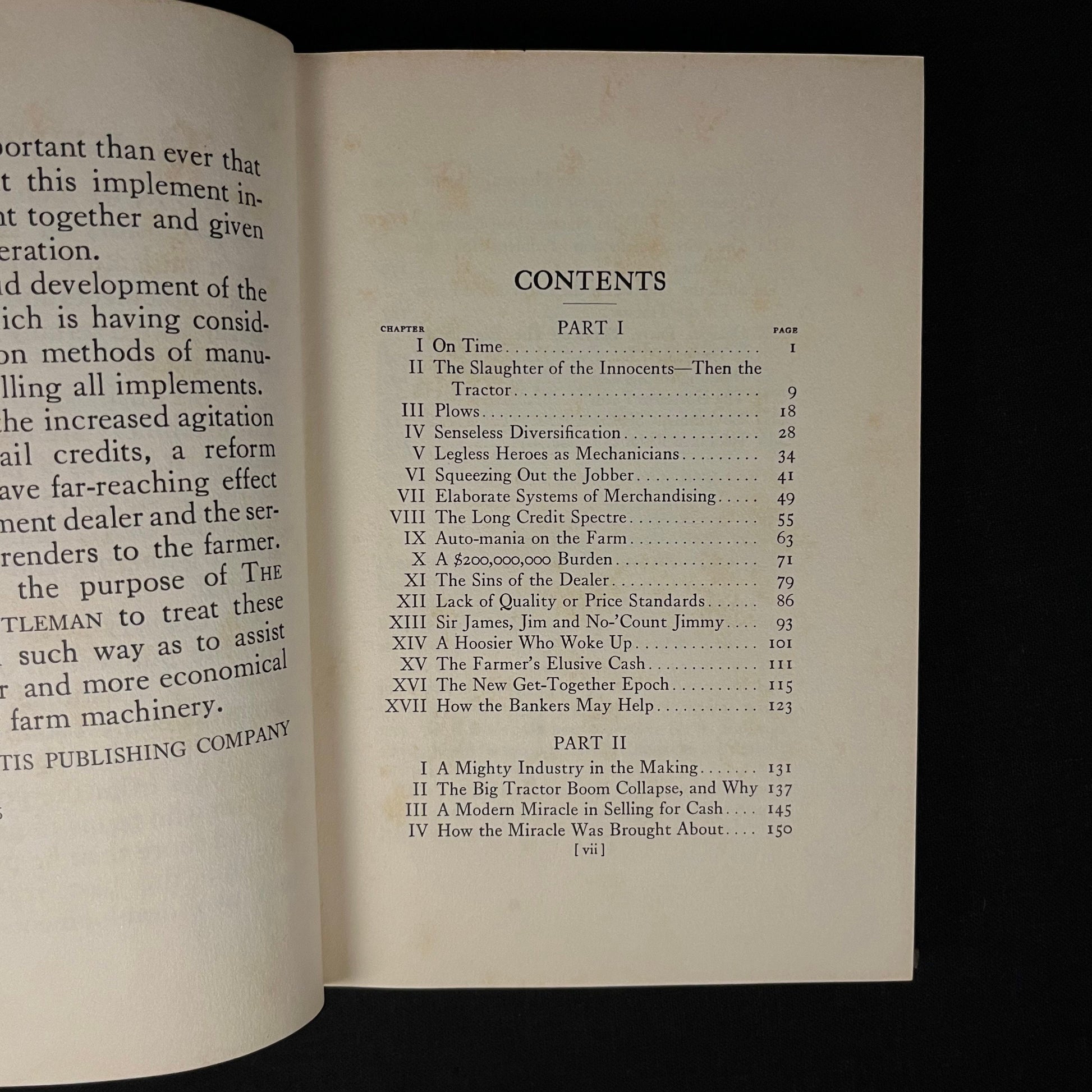 The Tractor and Its Influence Upon the Agricultural Implement Industry by Barton W. Currie (1916) Vintage Hardcover Book