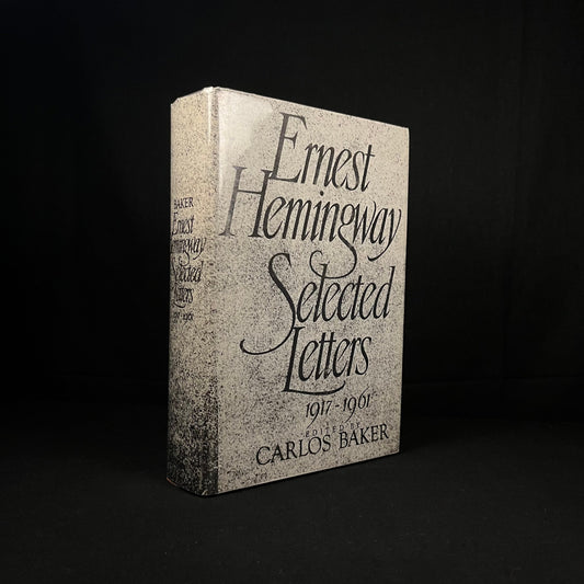 Signed by Editor - Ernest Hemingway: Selected Letters, 1917-1961 Edited by Carlos Baker (1981) Vintage Hardcover Book