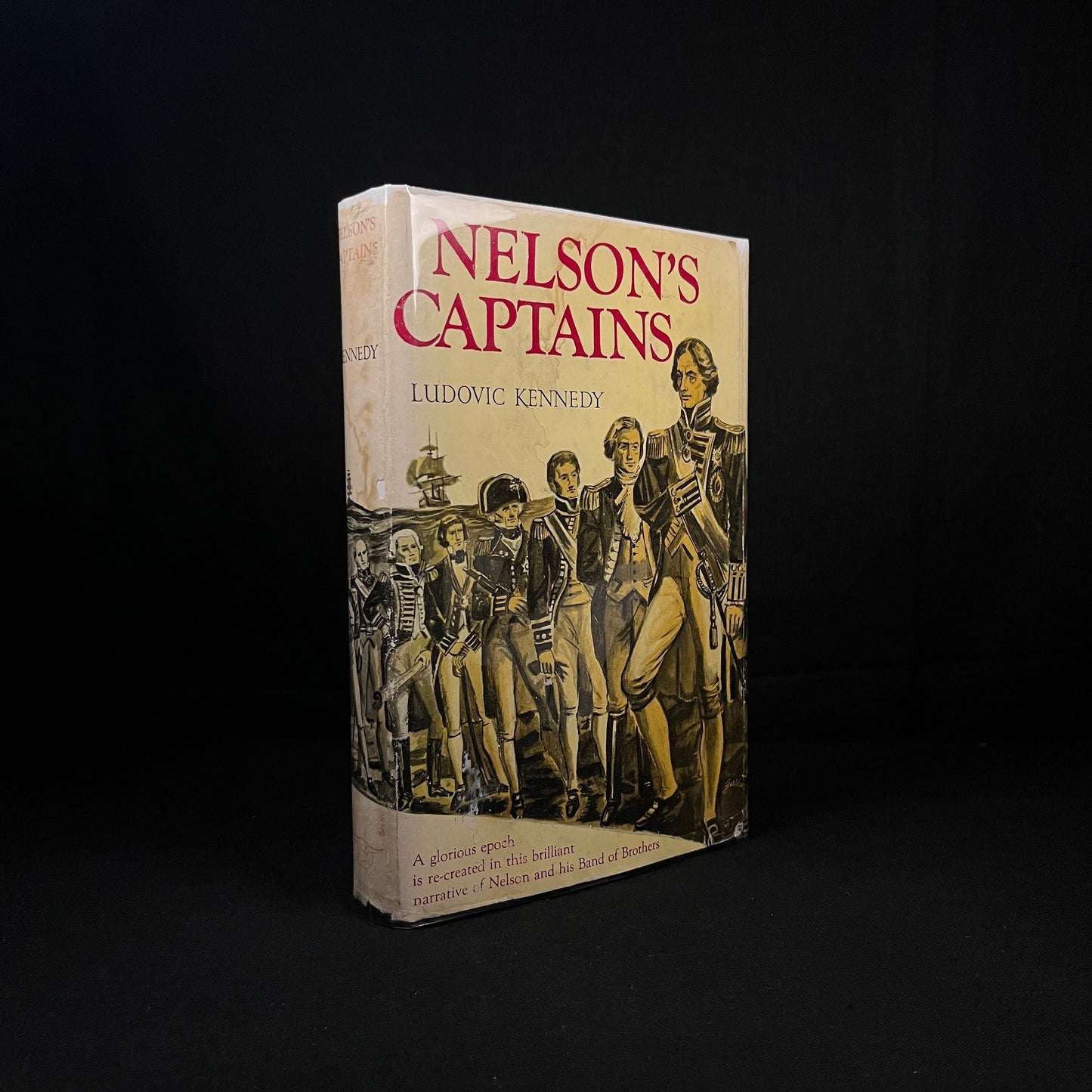 First Printing - Nelson’s Captains by Ludovic Kennedy (1951) Vintage Hardcover Book