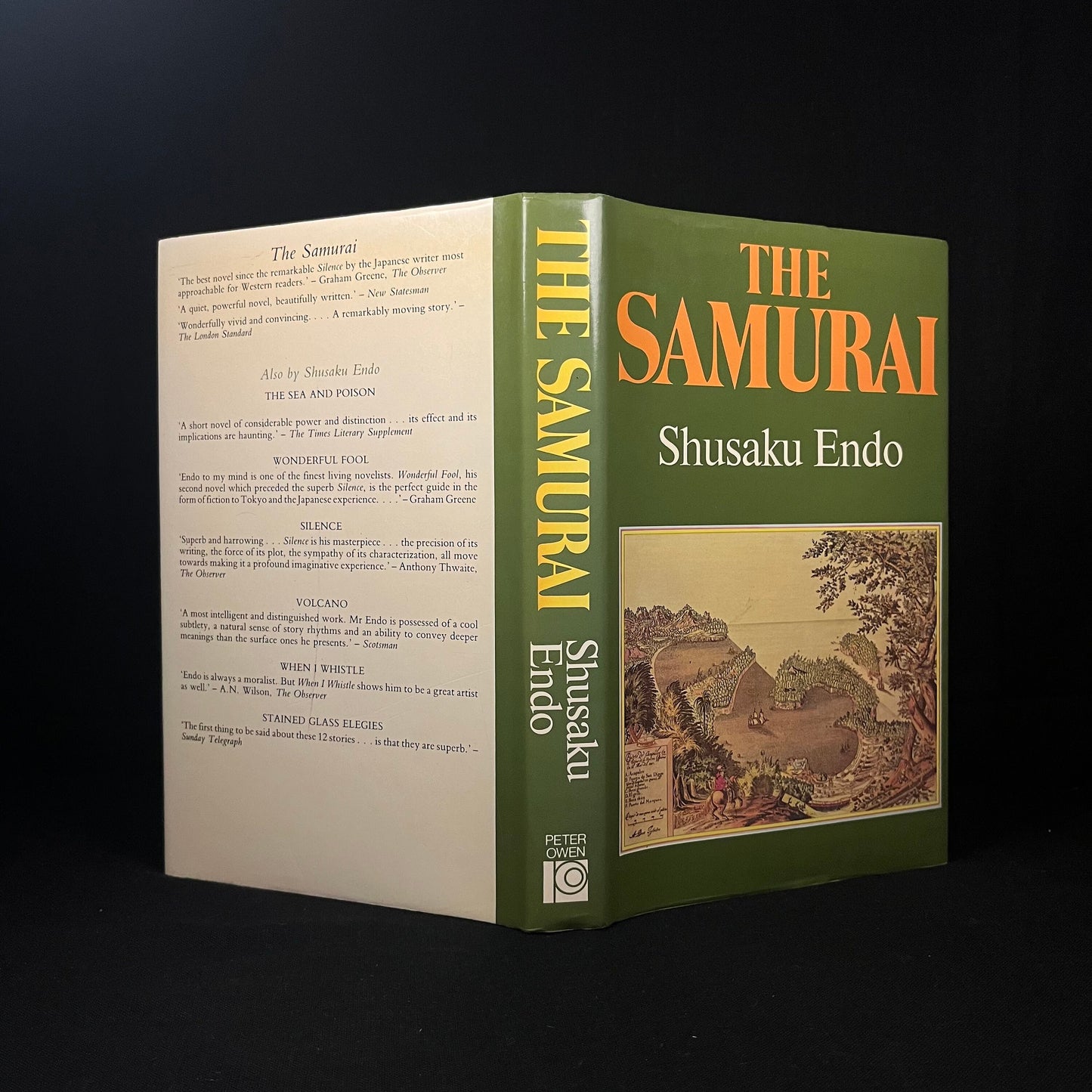 The Samurai: A Novel by Shusaku Endo (1986) Vintage Hardcover Book