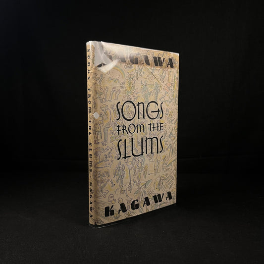 Author Signed - Songs from the Slums by Toyohiko Kagawa (1935) Vintage Hardcover Book