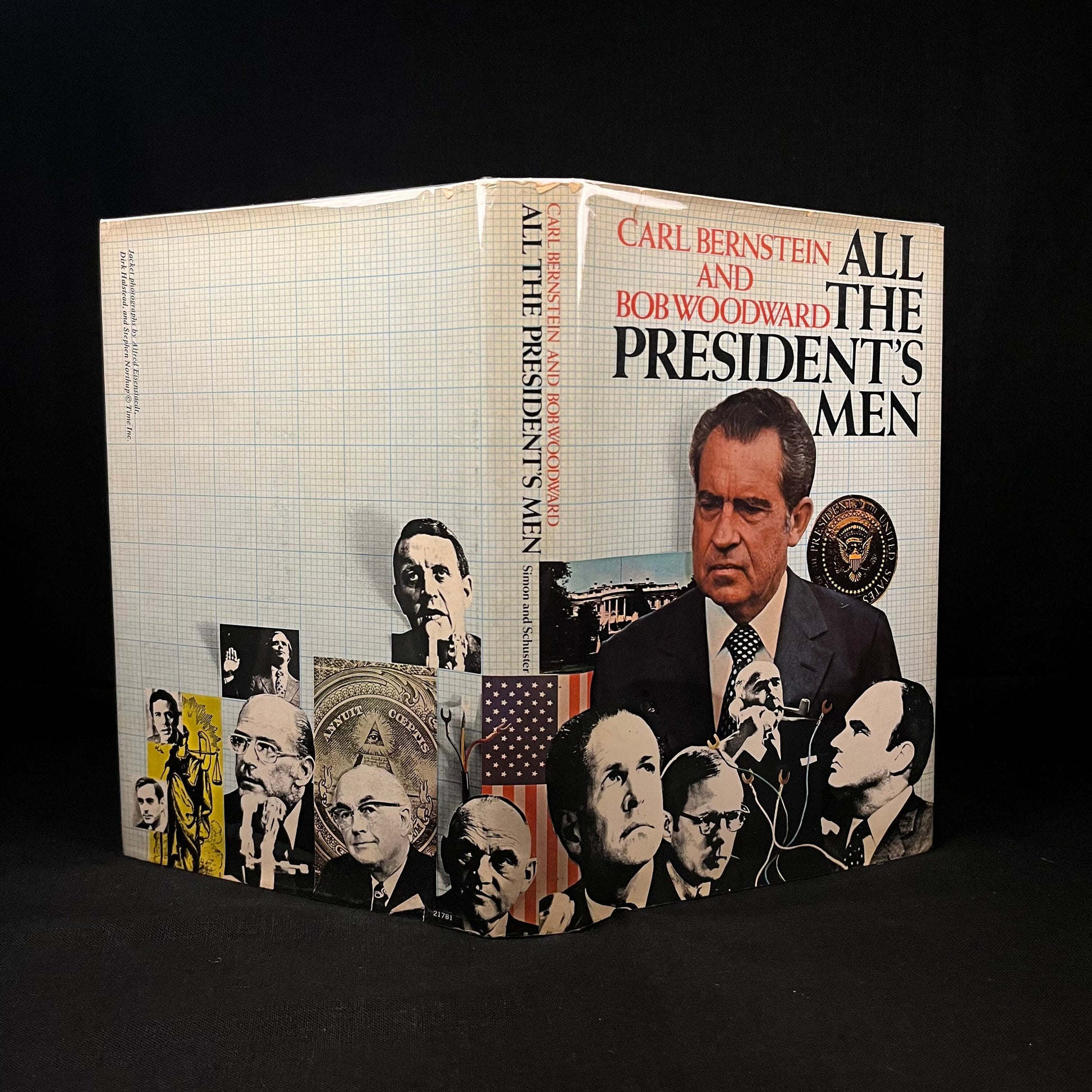 Second Printing - All the President’s Men by Carl Bernstein and Bob Woodward (1974) Vintage Hardcover Book