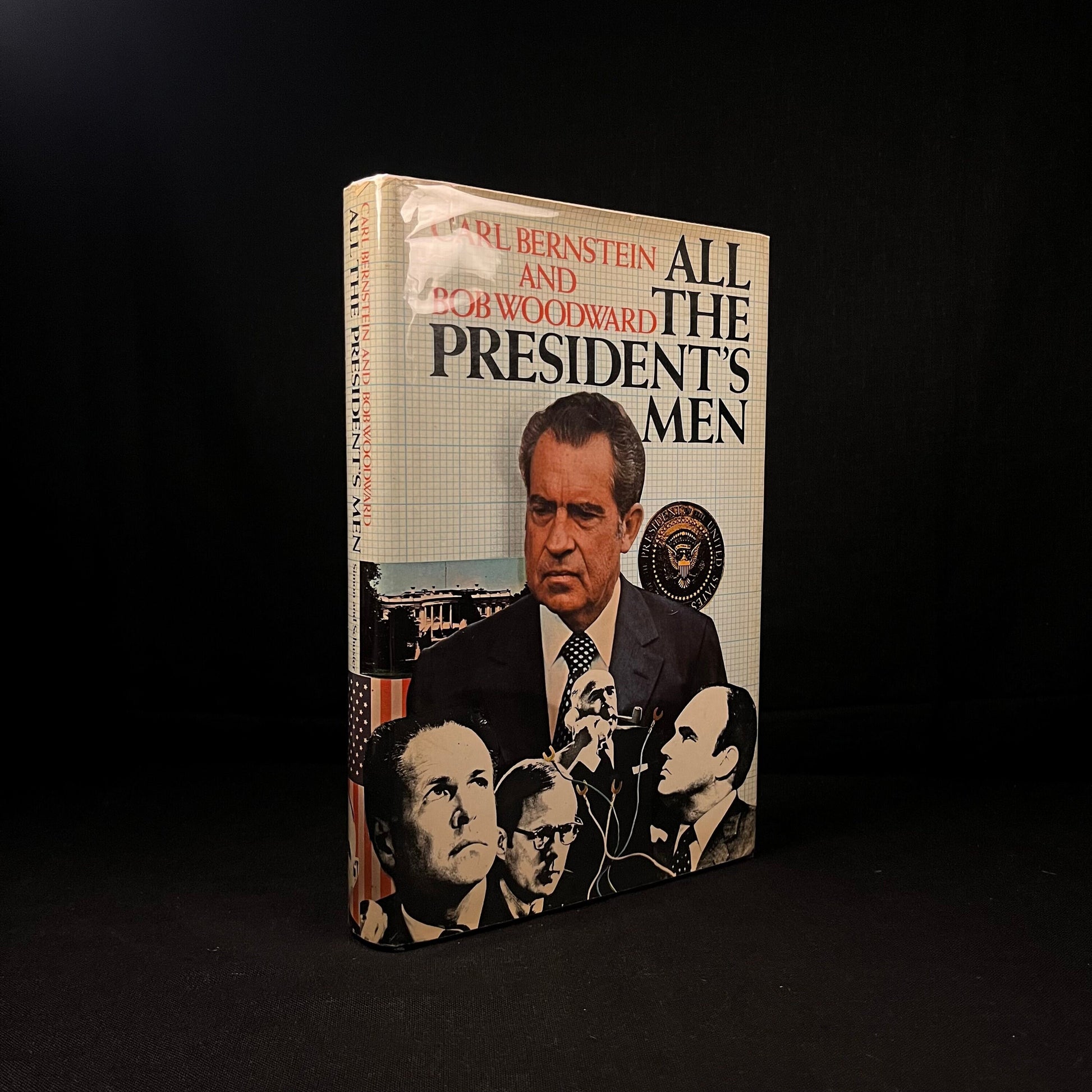 Second Printing - All the President’s Men by Carl Bernstein and Bob Woodward (1974) Vintage Hardcover Book