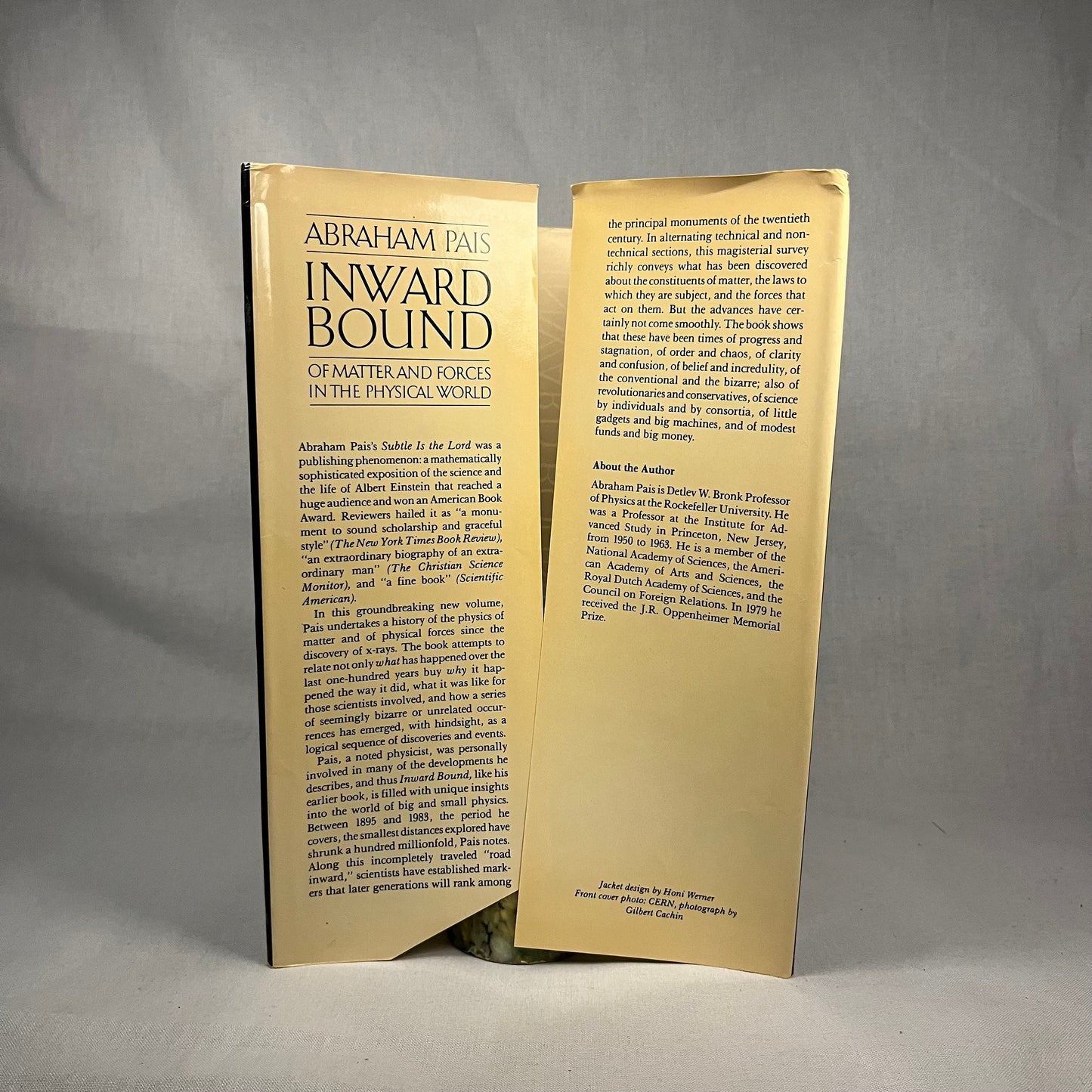 First Printing - Inward Bound: Of Matter and Forces in the Physical World by Abraham Pais (1986) Vintage Hardcover Book