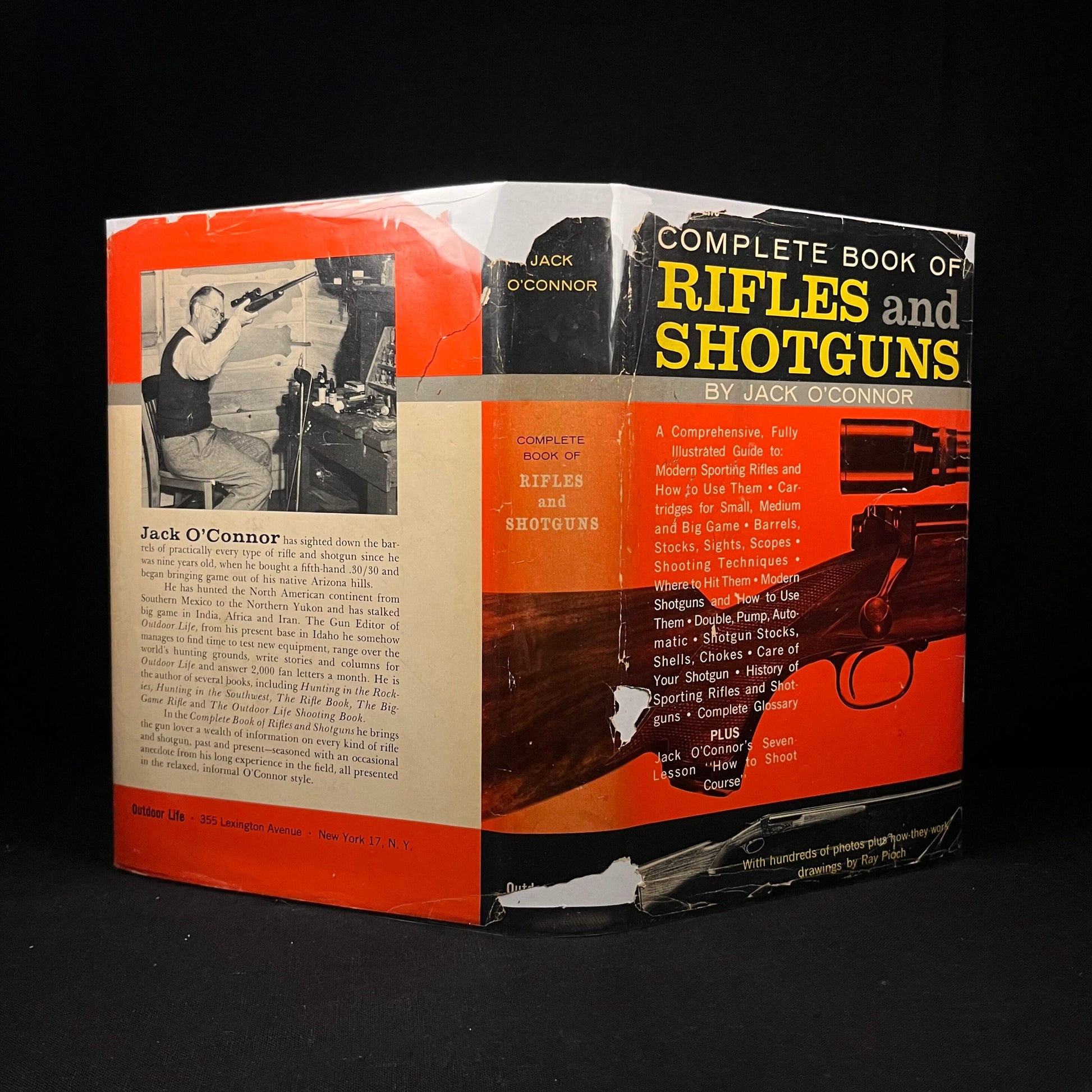 Complete Book of Rifles and Shotguns: With a Seven Lesson Rifle Shooting Course by Jack O’Connor (1961) Vintage Hardcover Book