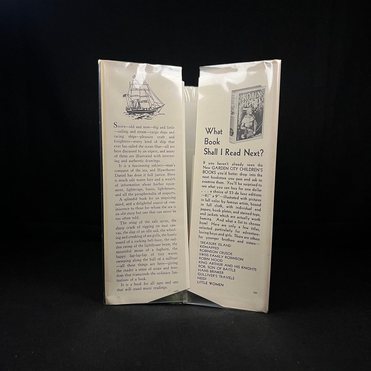 Ships of the Seven Seas by Hawthorne Daniel with an Introduction by Franklin D. Roosevelt (1930) Vintage Hardcover Book