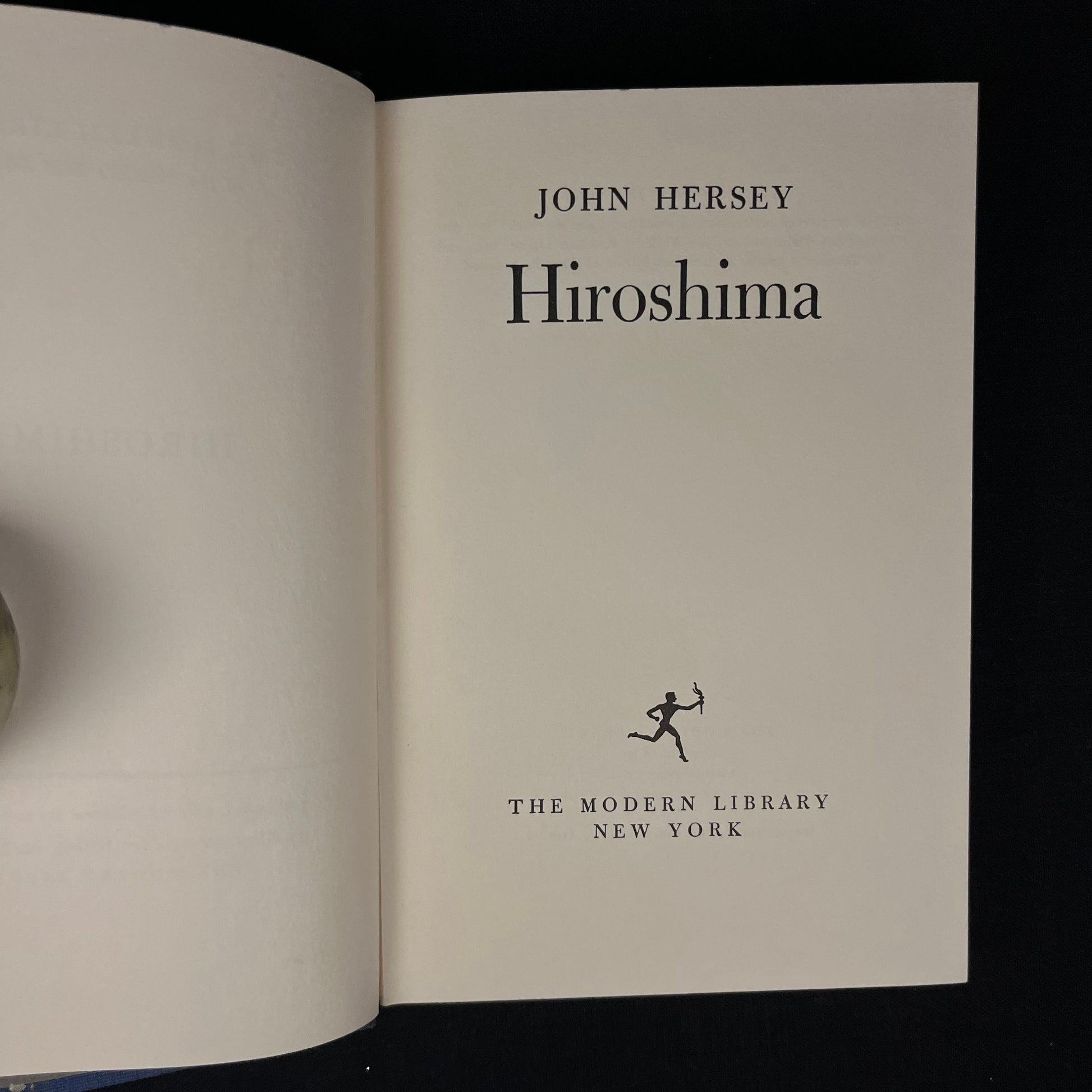 Modern Library - Hiroshima by John Hersey (1962) Vintage Hardcover Book