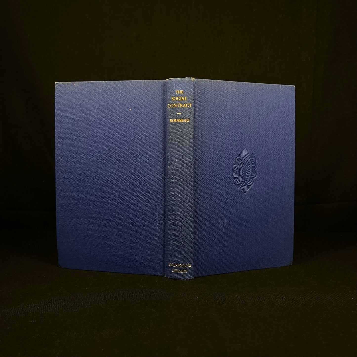 Everyman’s Library - The Social Contract and Discourses by Rousseau (1938) Vintage Hardcover Book