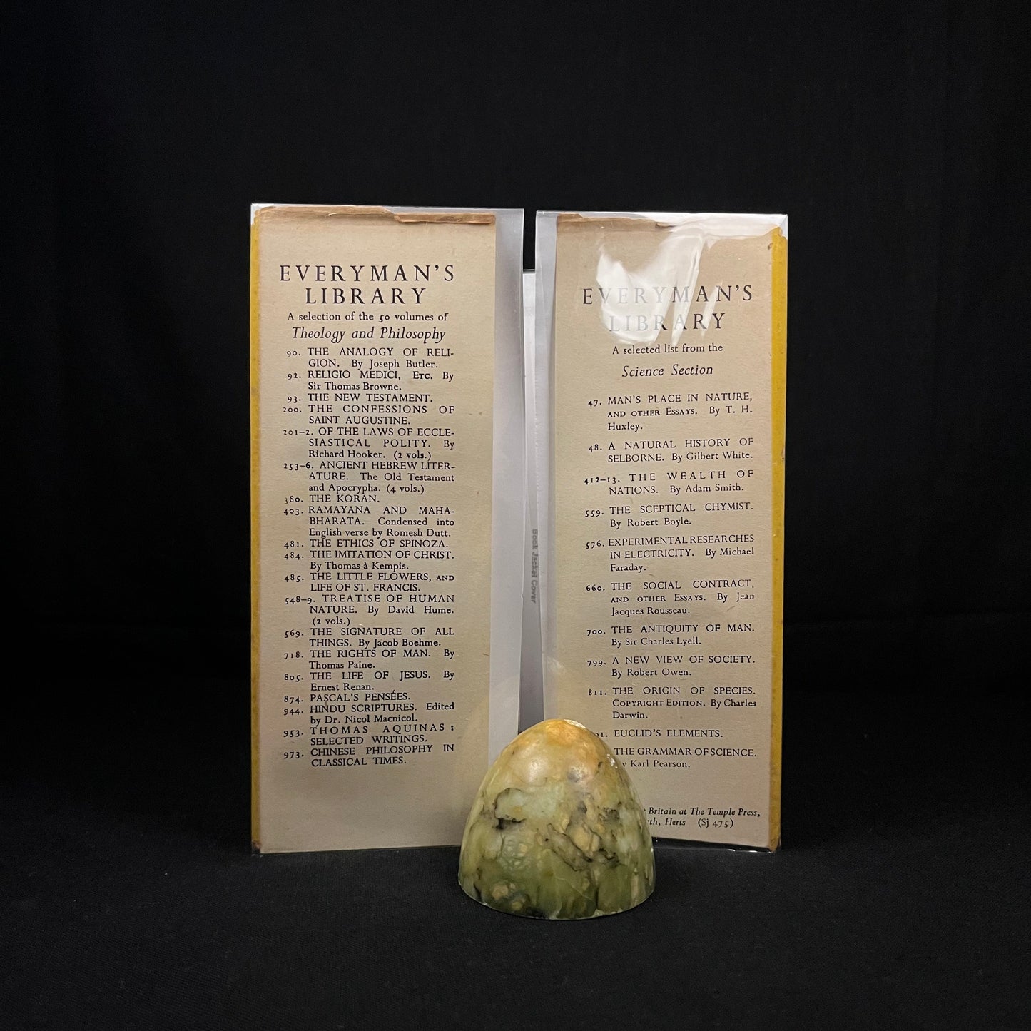 Everyman’s Library - The Social Contract and Discourses by Rousseau (1938) Vintage Hardcover Book