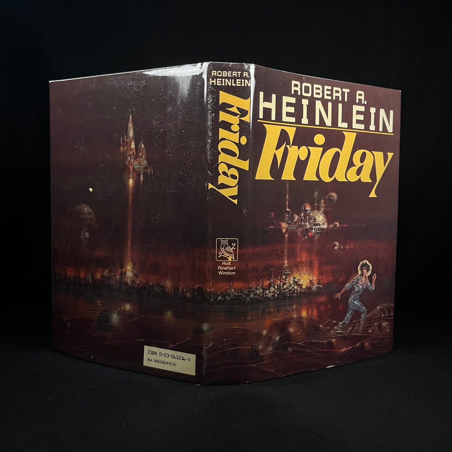First Printing - Friday by Robert A. Heinlein (1982) Vintage Hardcover Book