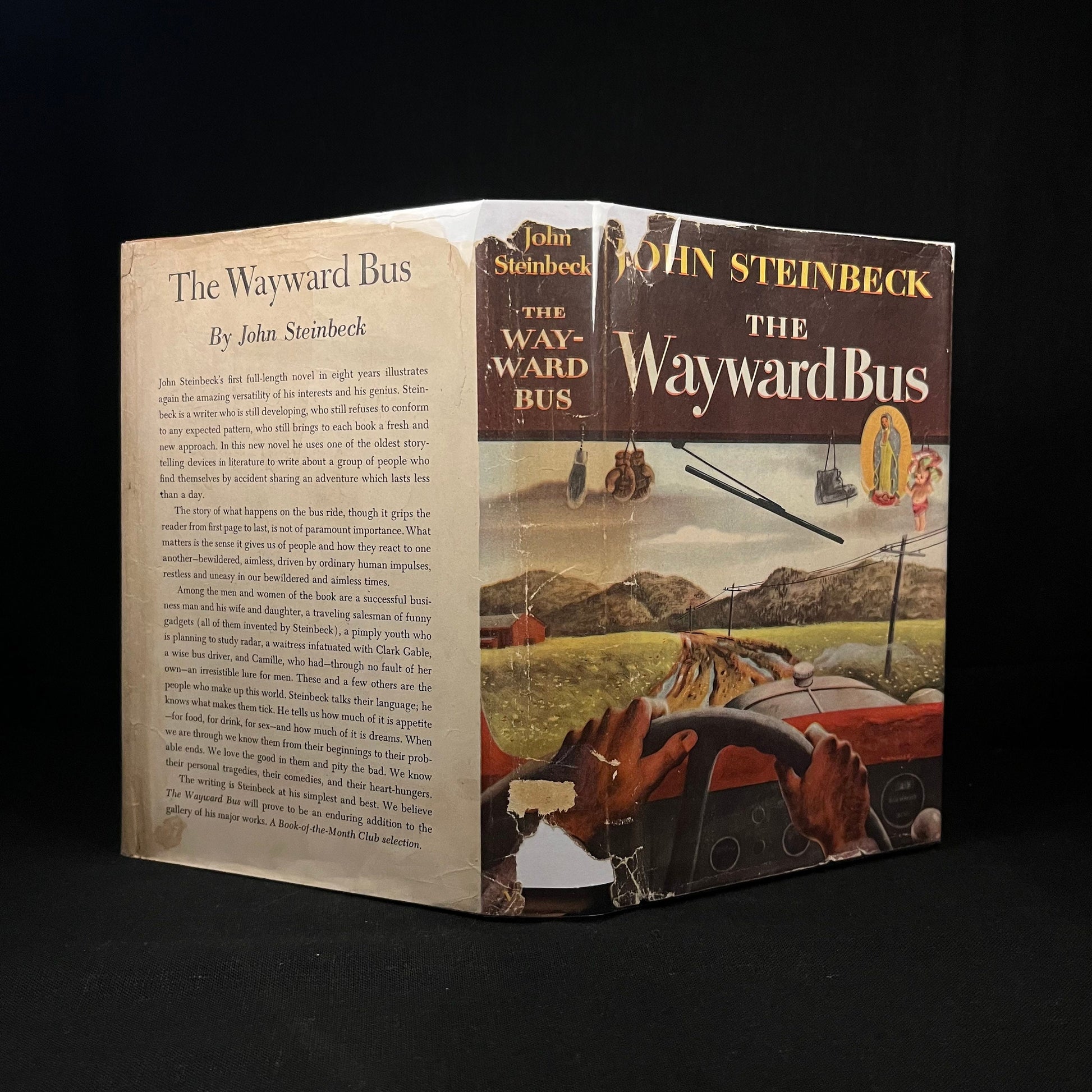 The Wayward Bus by John Steinbeck (1947) Vintage Hardcover Book