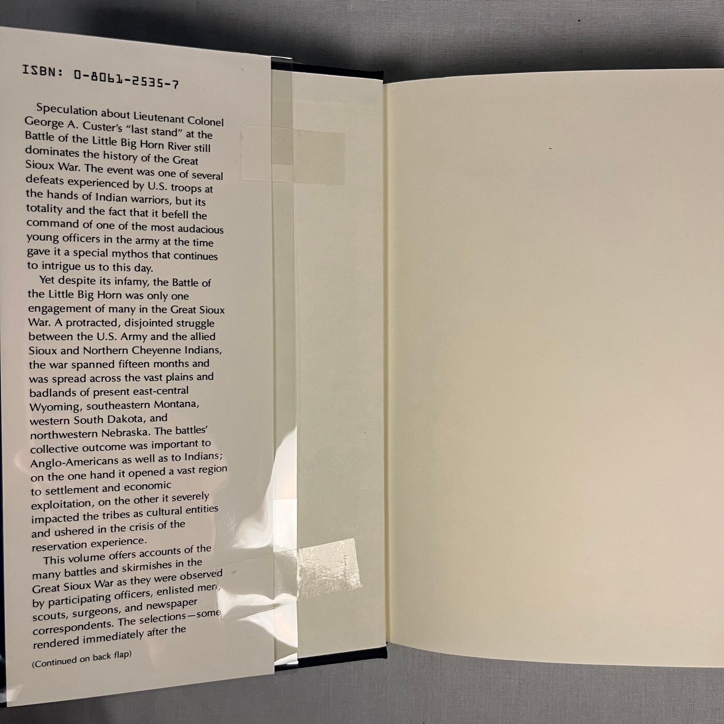 First Printing - Battles and Skirmishes of the Great Sioux War, 1876-1877: The Military View by Jerome Greene (1993) Vintage Hardcover Book