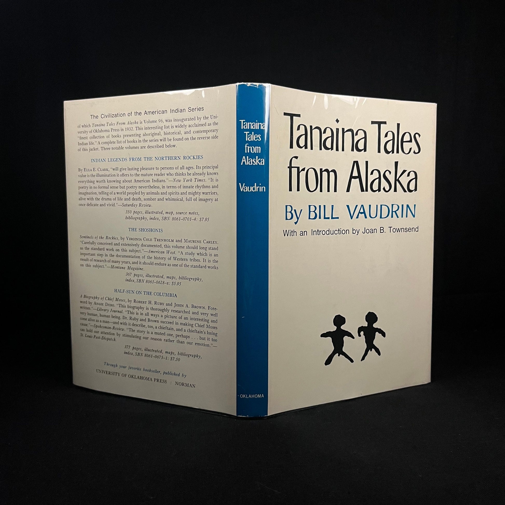 First Printing - Tanaina Tales from Alaska by Bill Vaudrin (1969) Vintage Hardcover Book