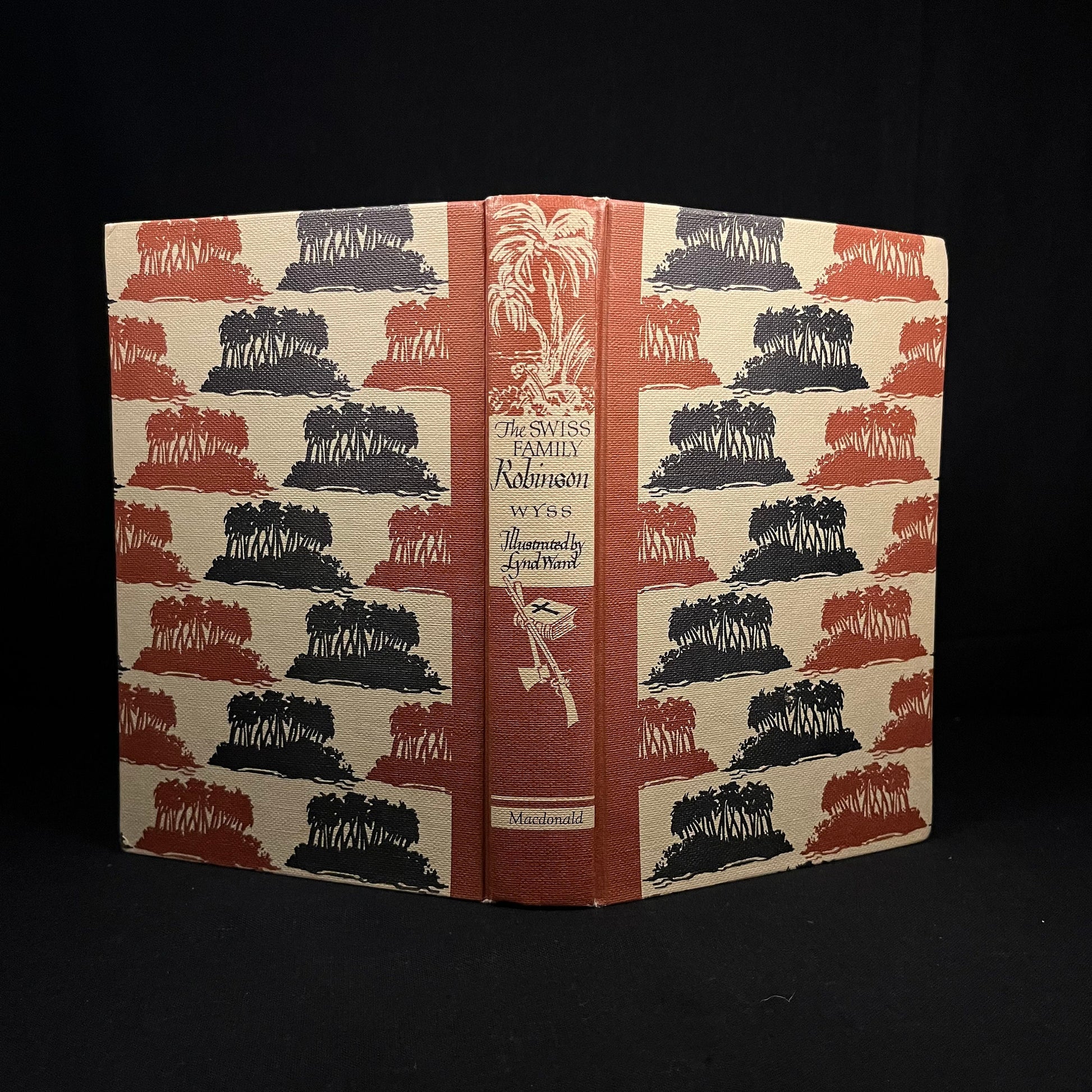 The Swiss Family Robinson by Johann Wyss and Illustrated by Lynd Ward (1949) Vintage Hardcover Book