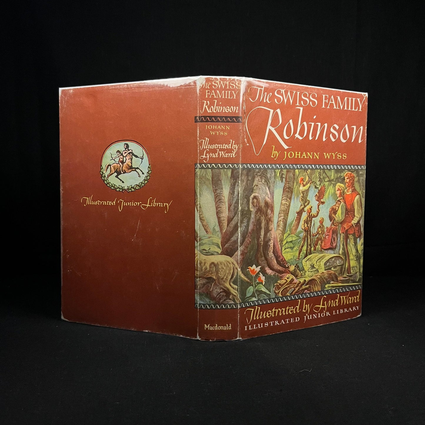 The Swiss Family Robinson by Johann Wyss and Illustrated by Lynd Ward (1949) Vintage Hardcover Book