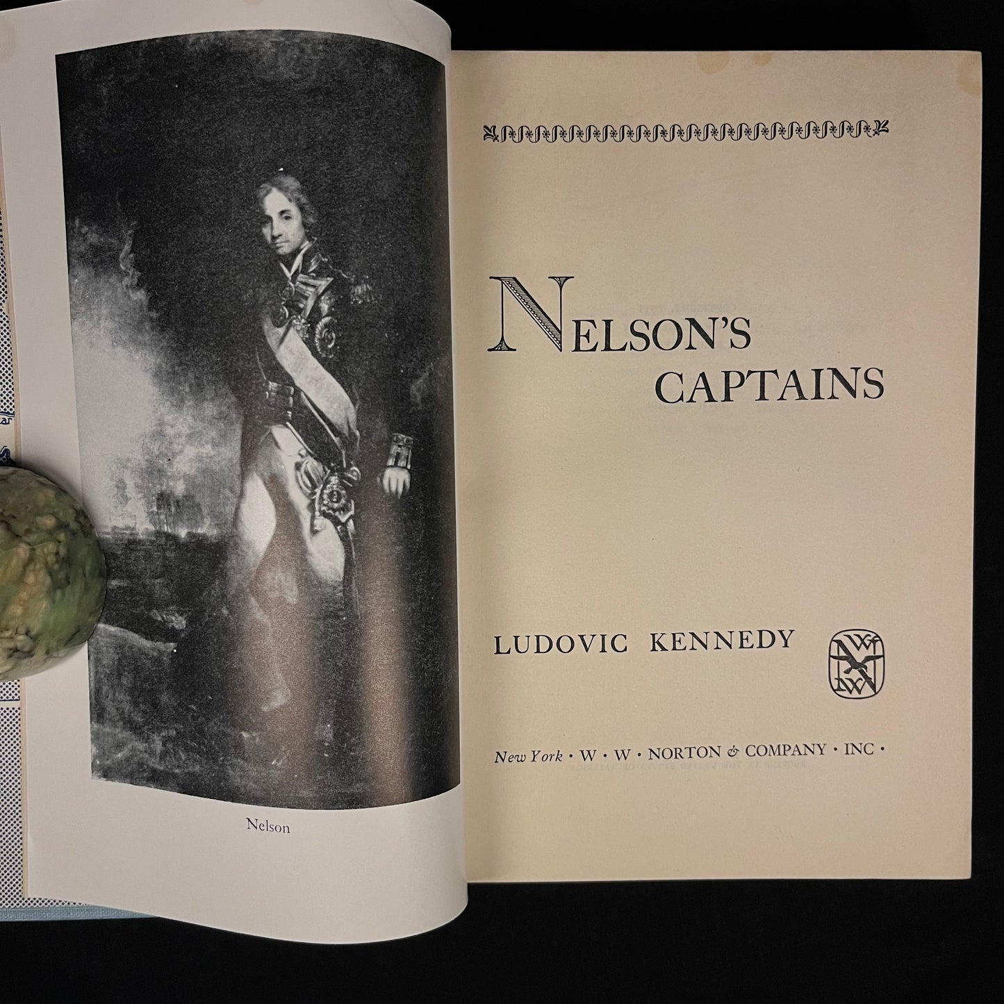 First Printing - Nelson’s Captains by Ludovic Kennedy (1951) Vintage Hardcover Book