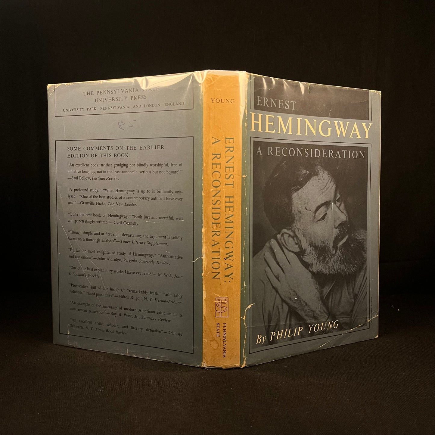 Ernest Hemingway: A Reconsideration by Philip Young (1966) Vintage Hardcover Book