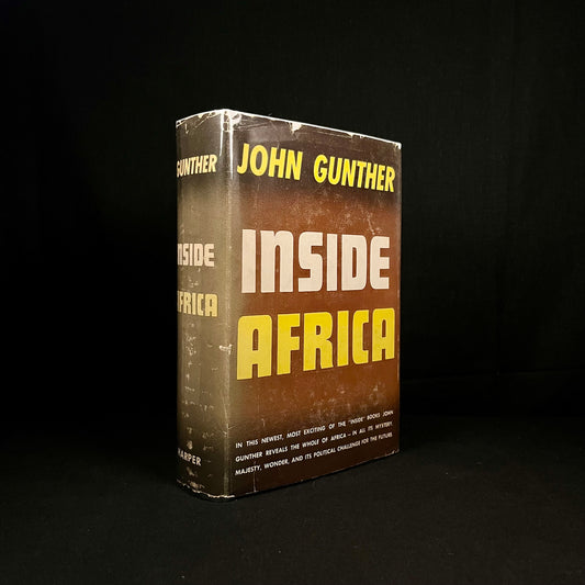 Inside Africa by John Gunther (1955) Vintage Hardcover Book